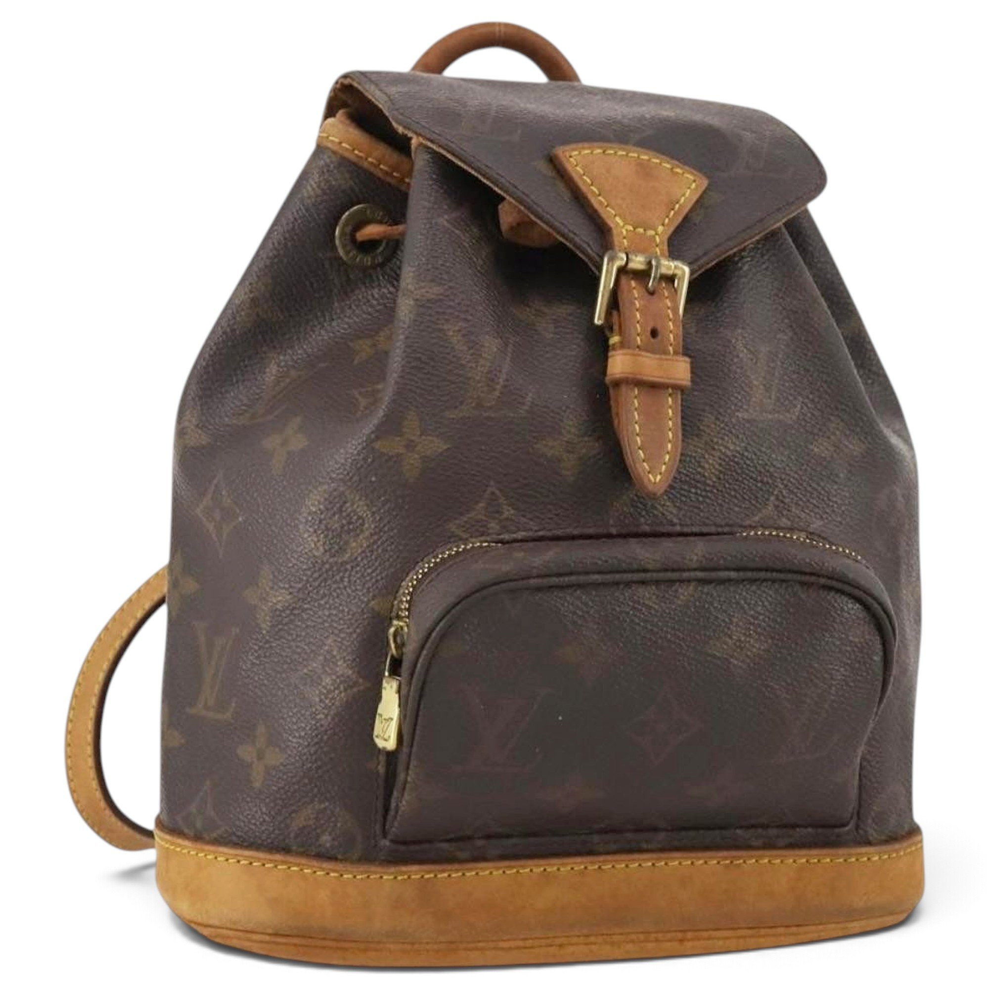 Montsouris leather backpack