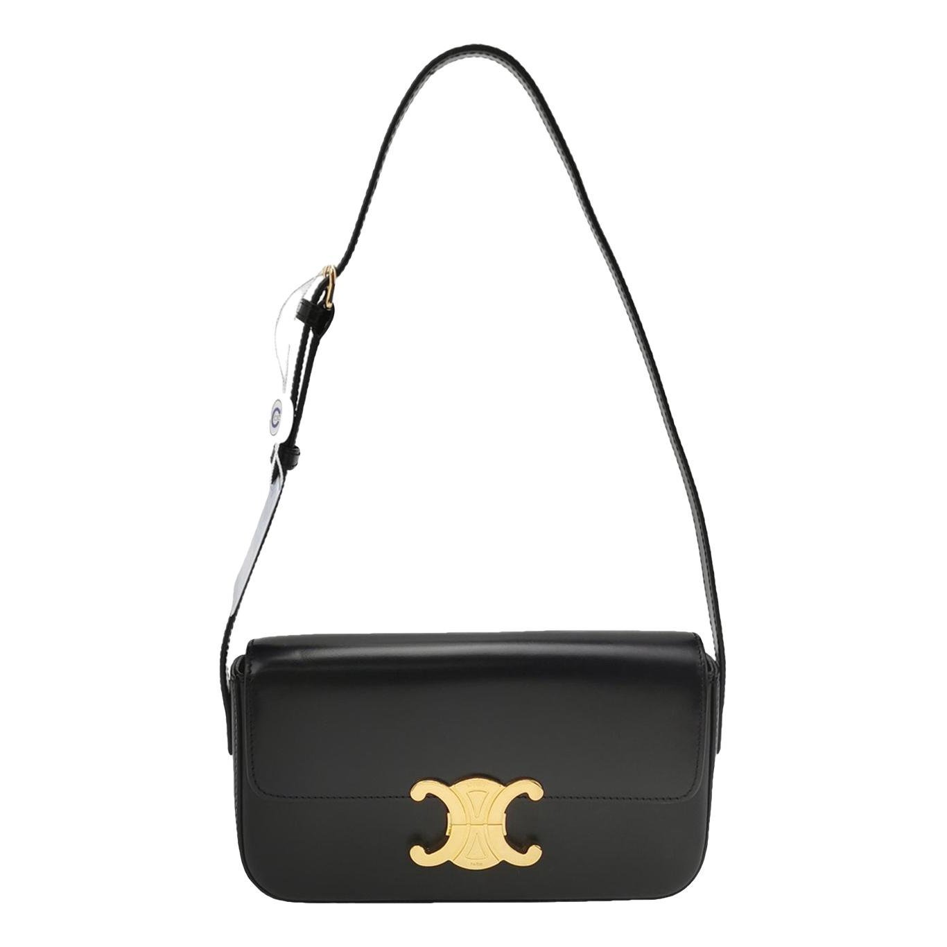Triomphe leather handbag