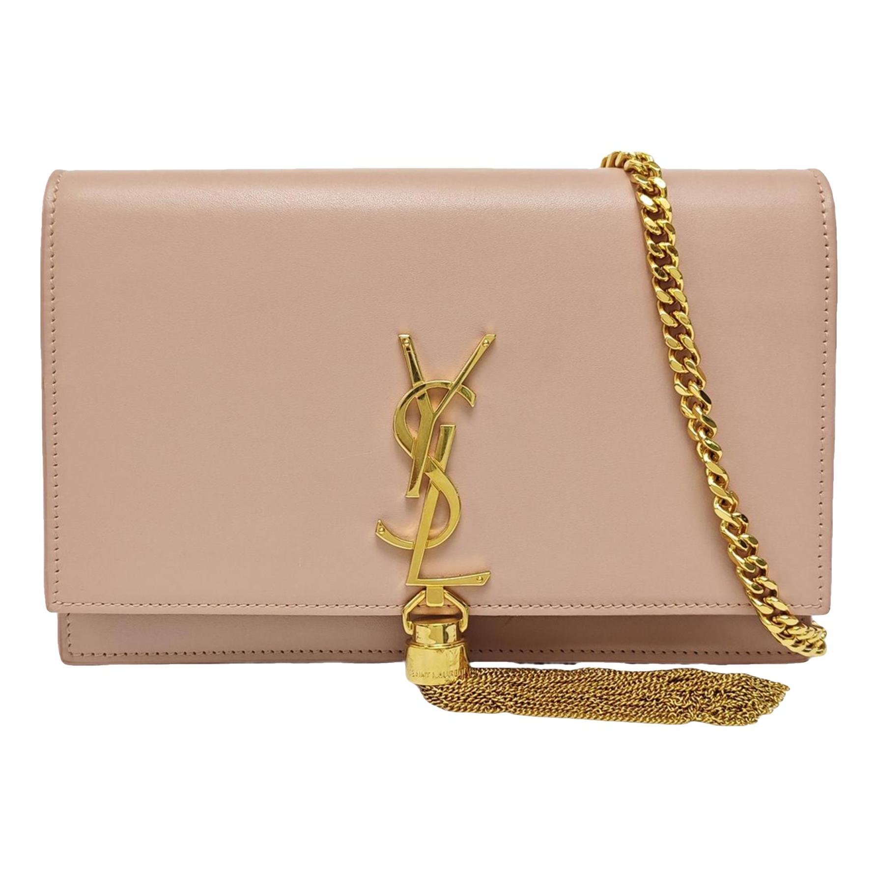 Pompom Kate leather crossbody bag