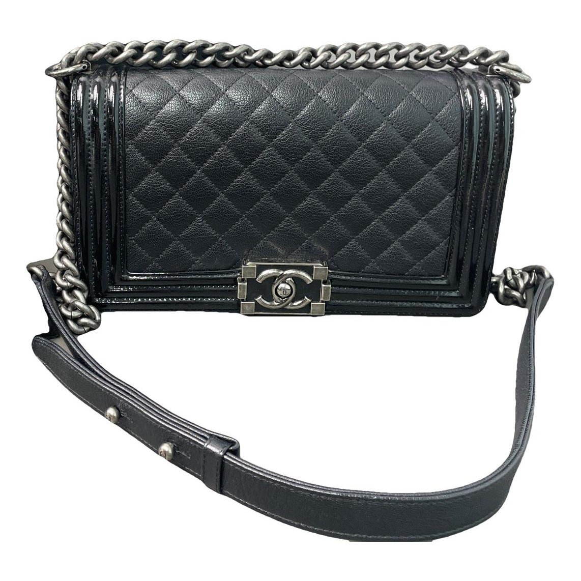 Boy leather crossbody bag