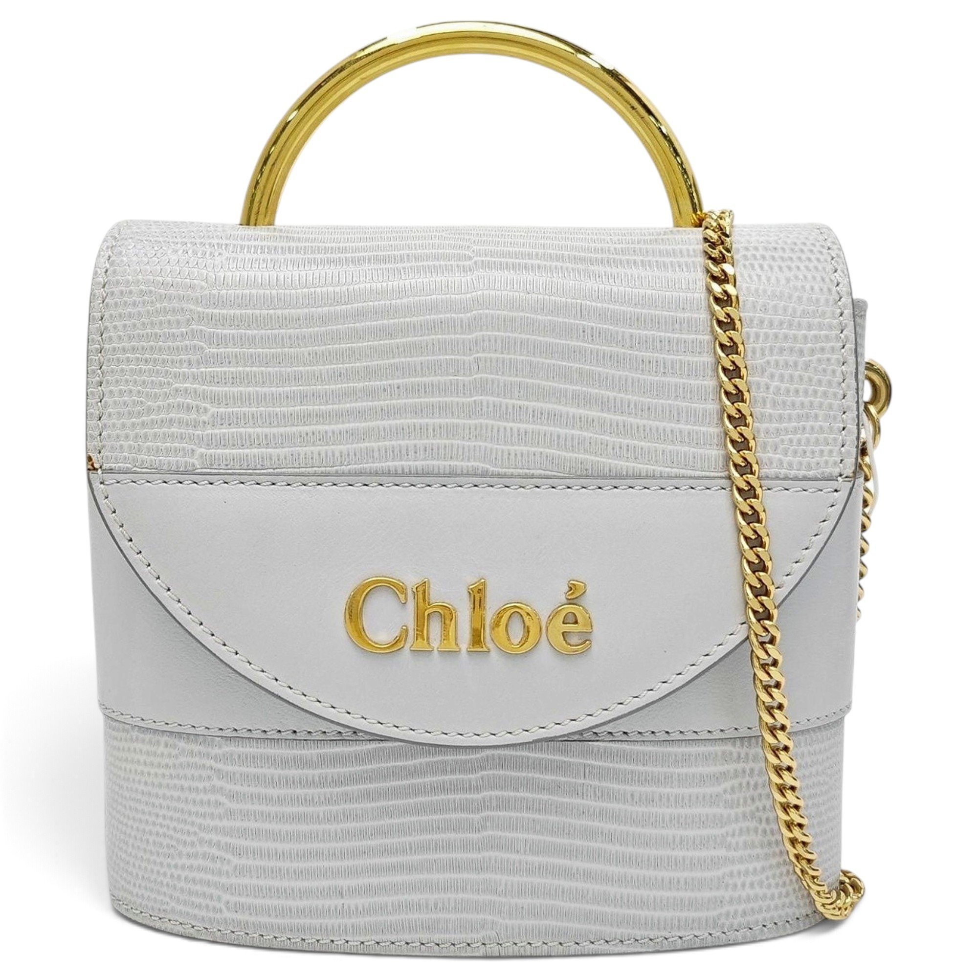 Aby leather handbag