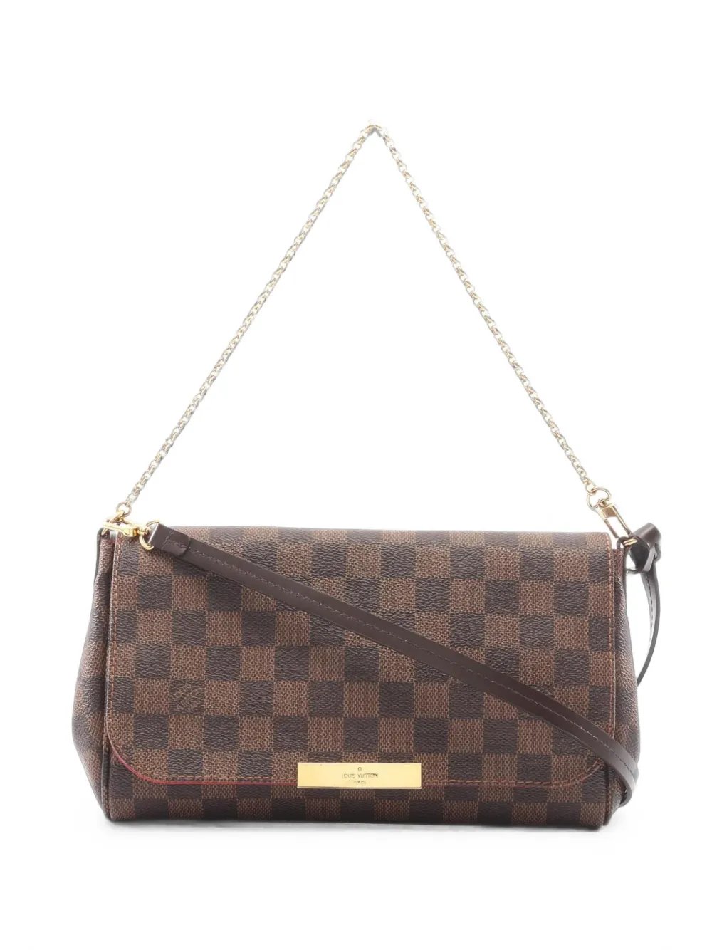 2014 MM Favorite Damier Ebene shoulder bag