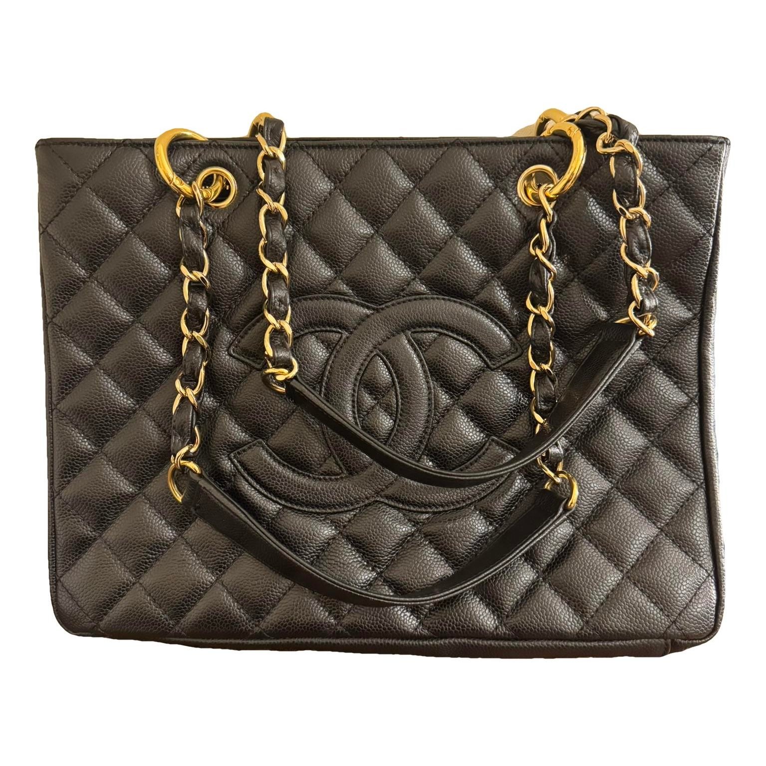 Grand shopping leather tote