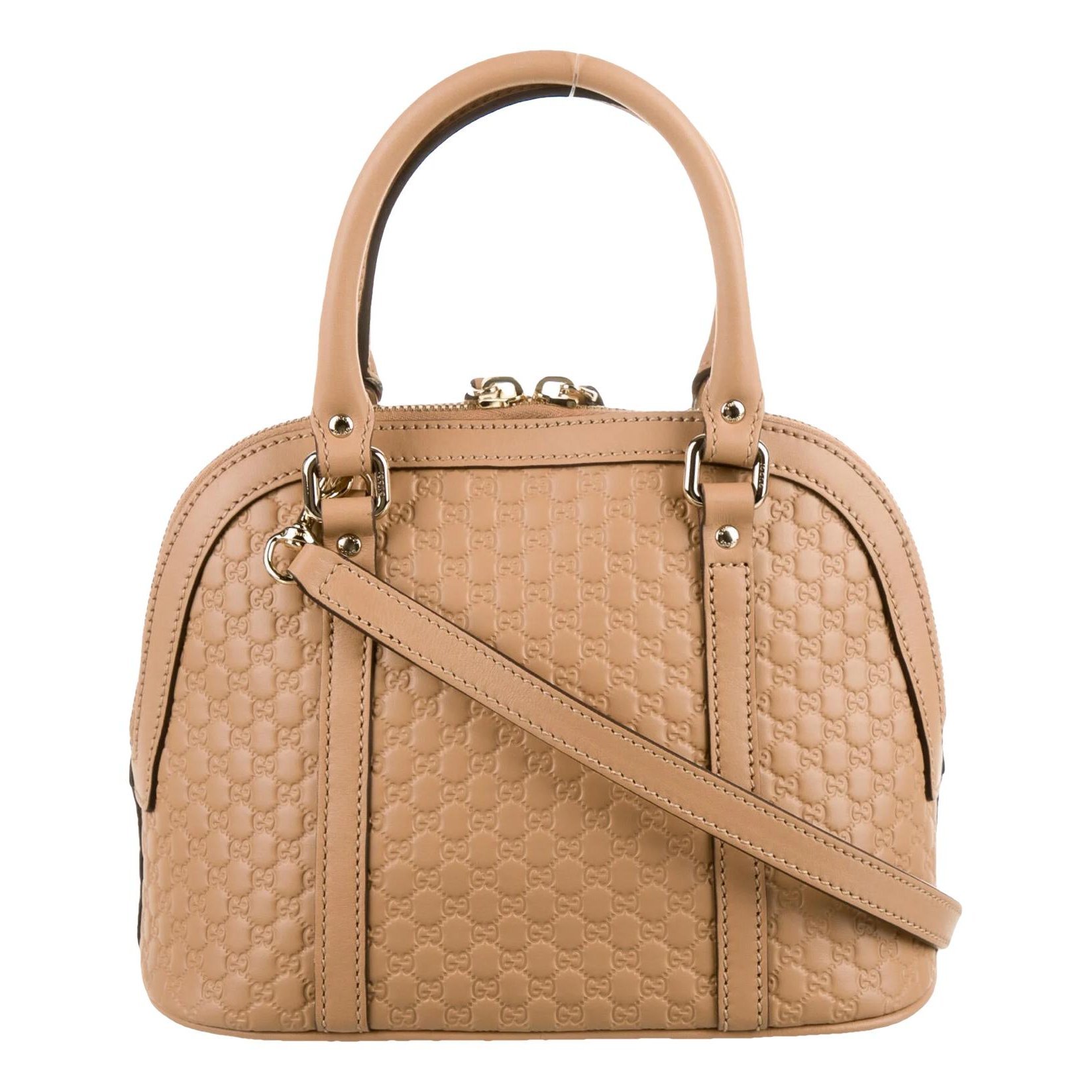 Dôme leather handbag