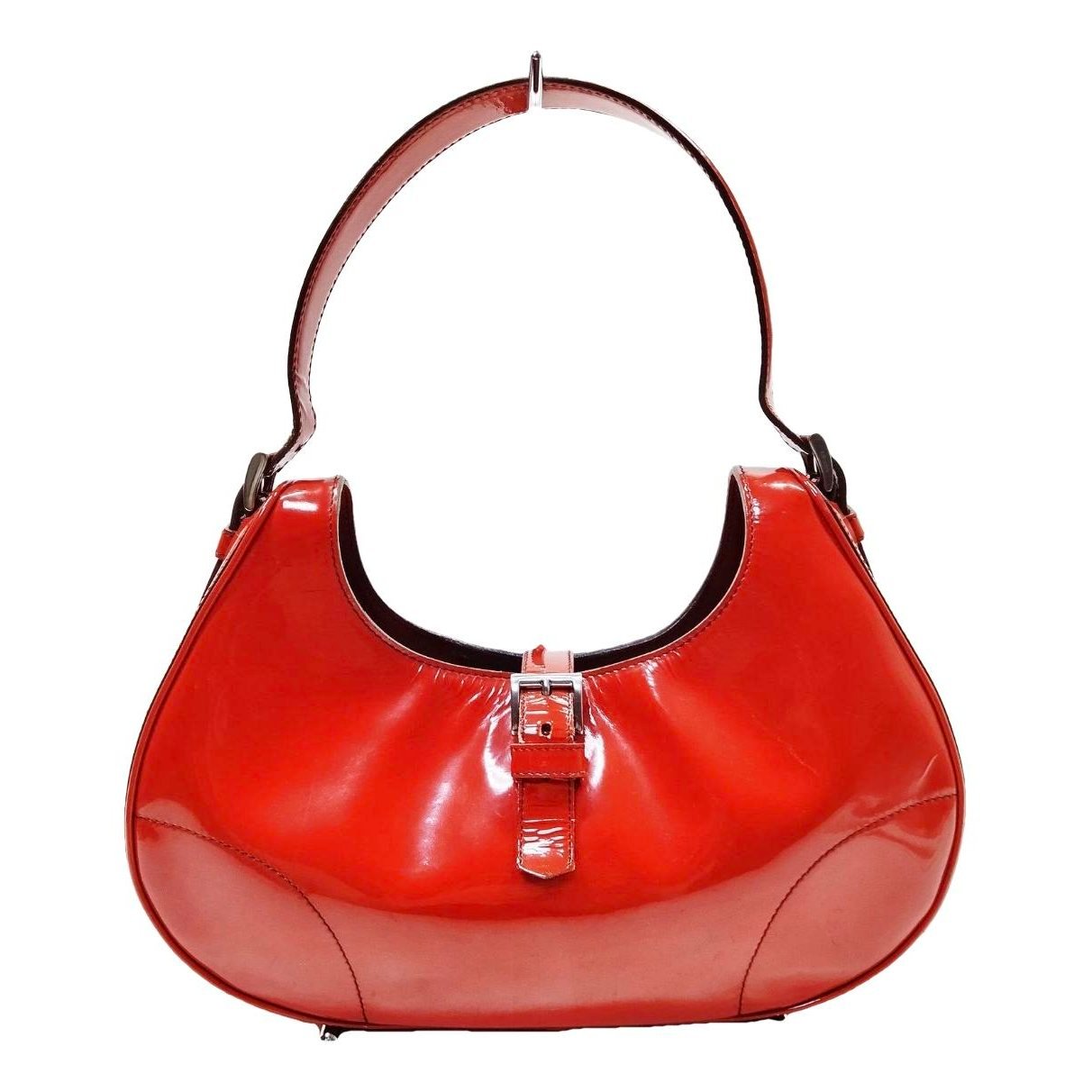 Patent leather handbag