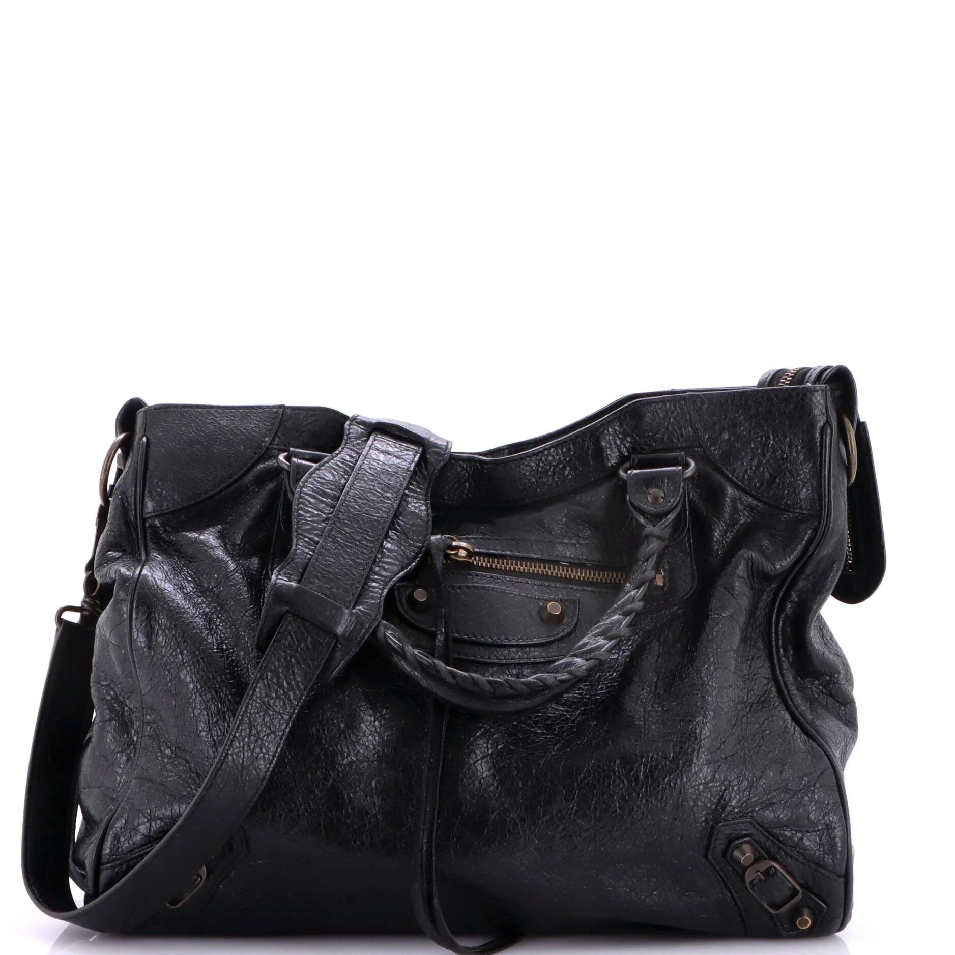 Vélo leather tote