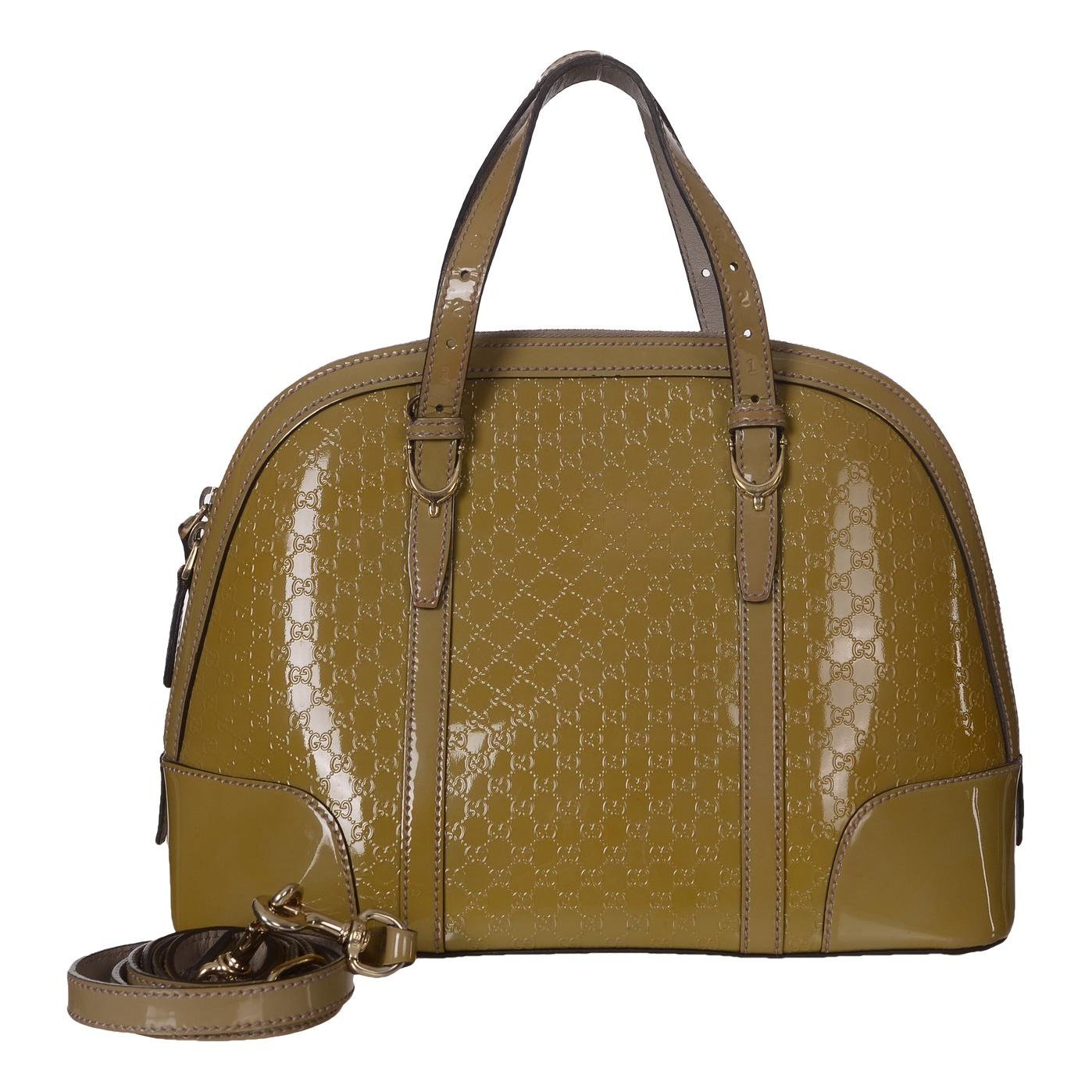 Dôme leather handbag