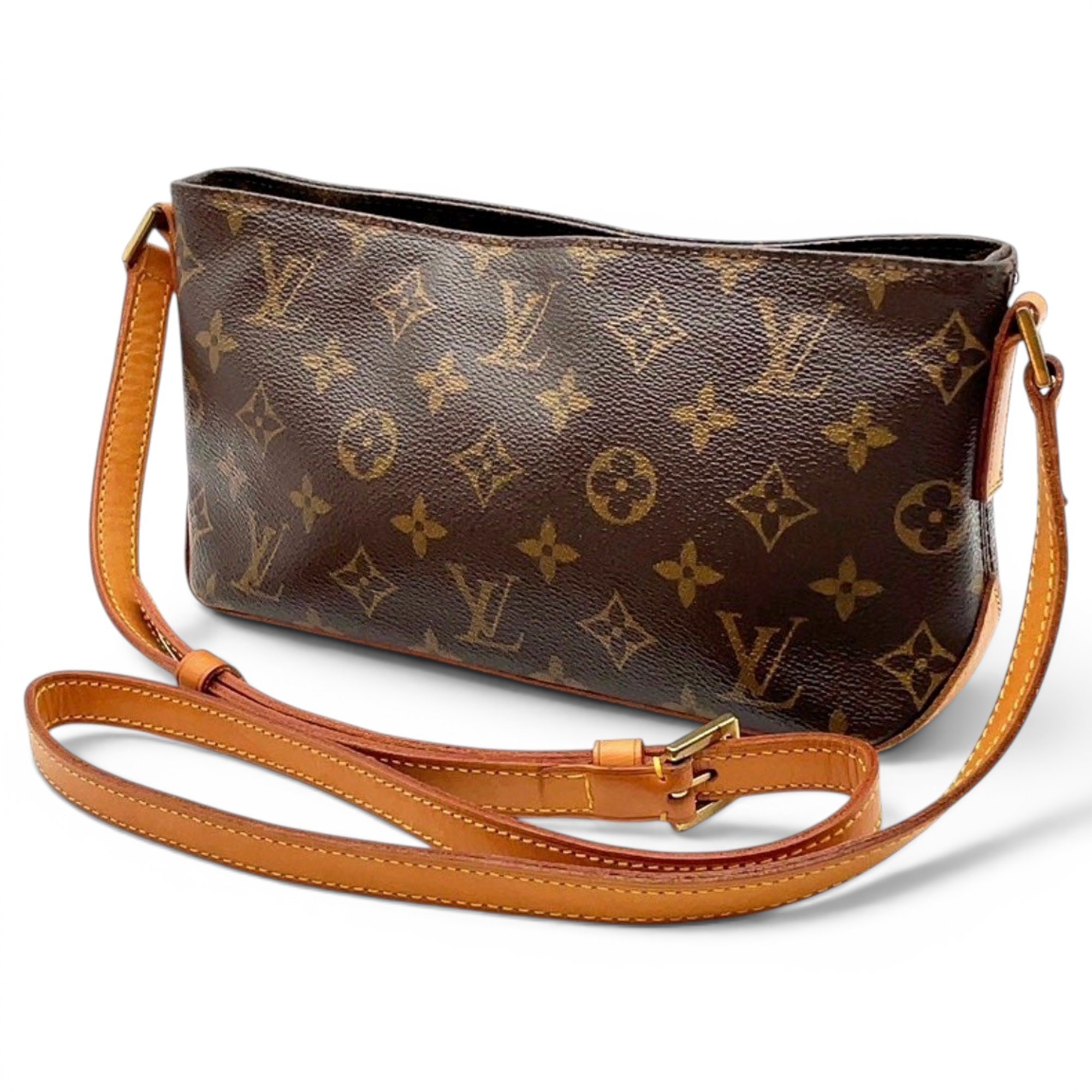 Trotteur leather crossbody bag