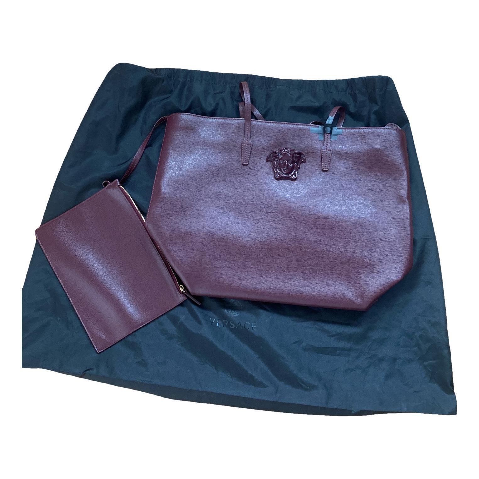 Icon leather tote