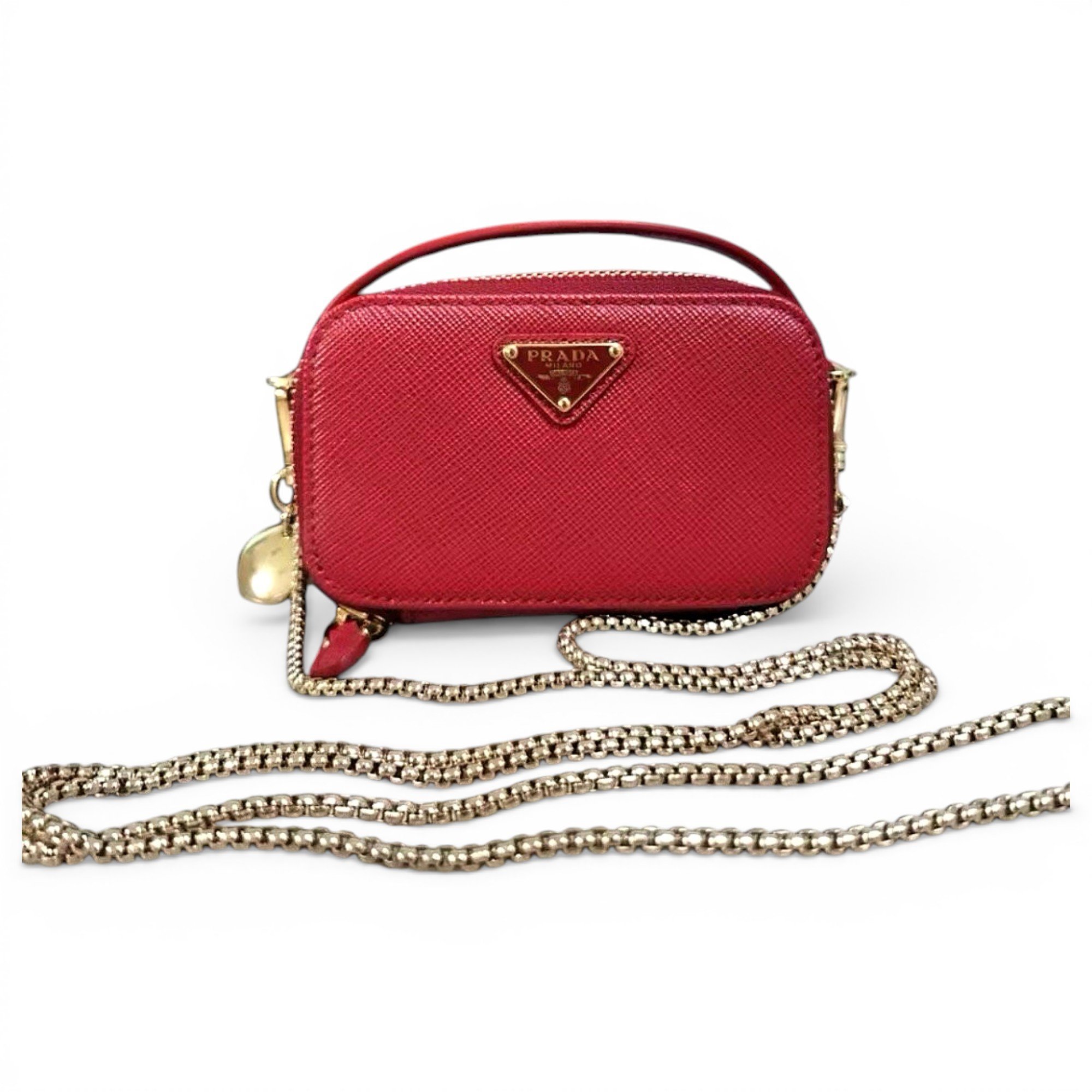 Leather mini bag