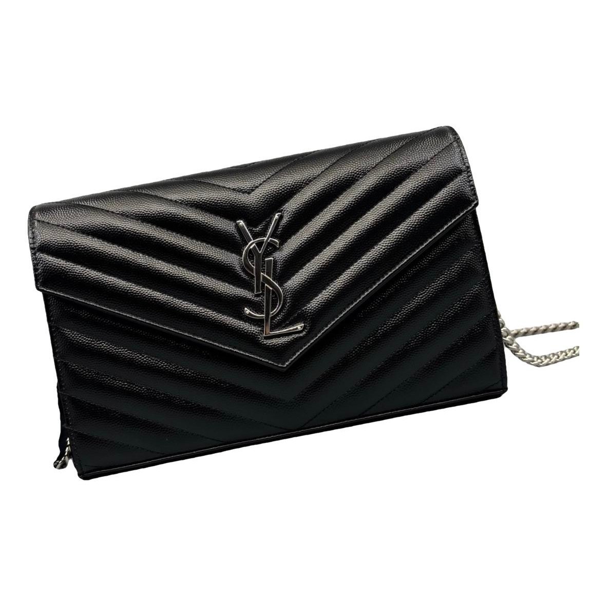 Portefeuille enveloppe leather handbag