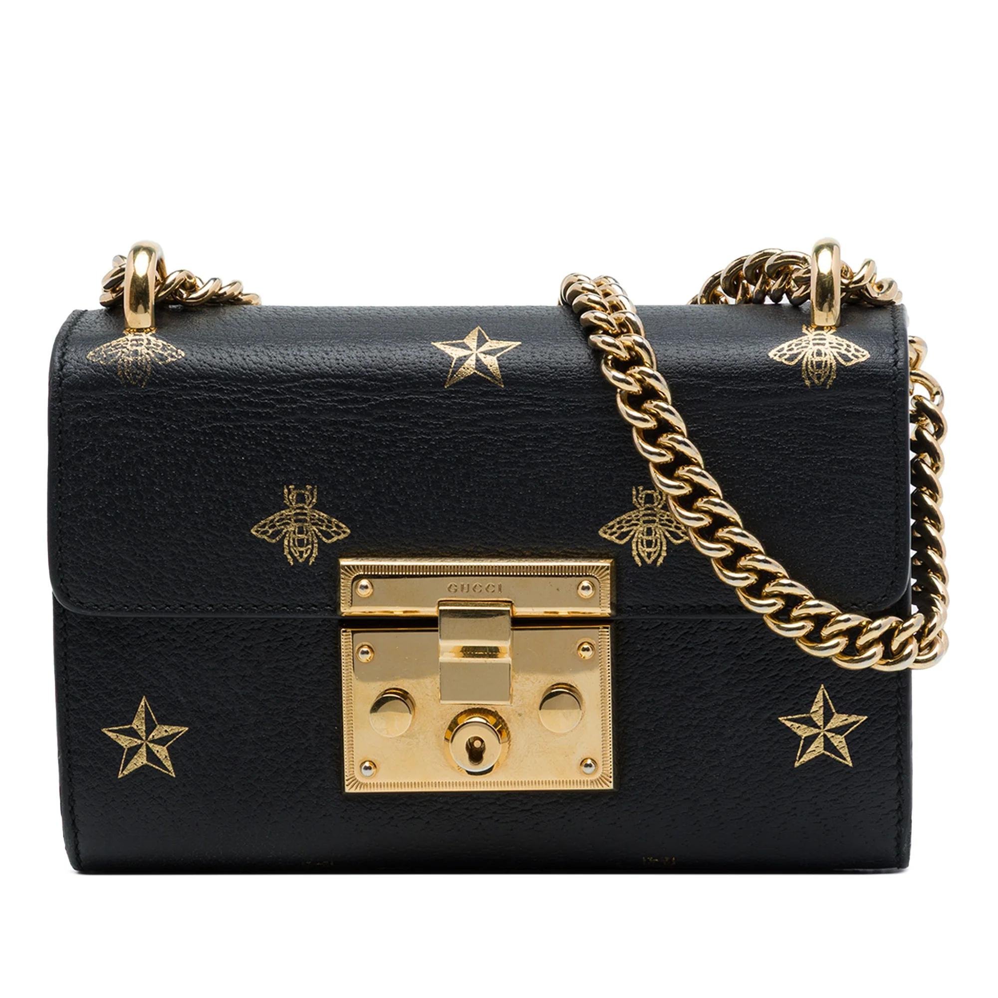 Padlock pony-style calfskin handbag