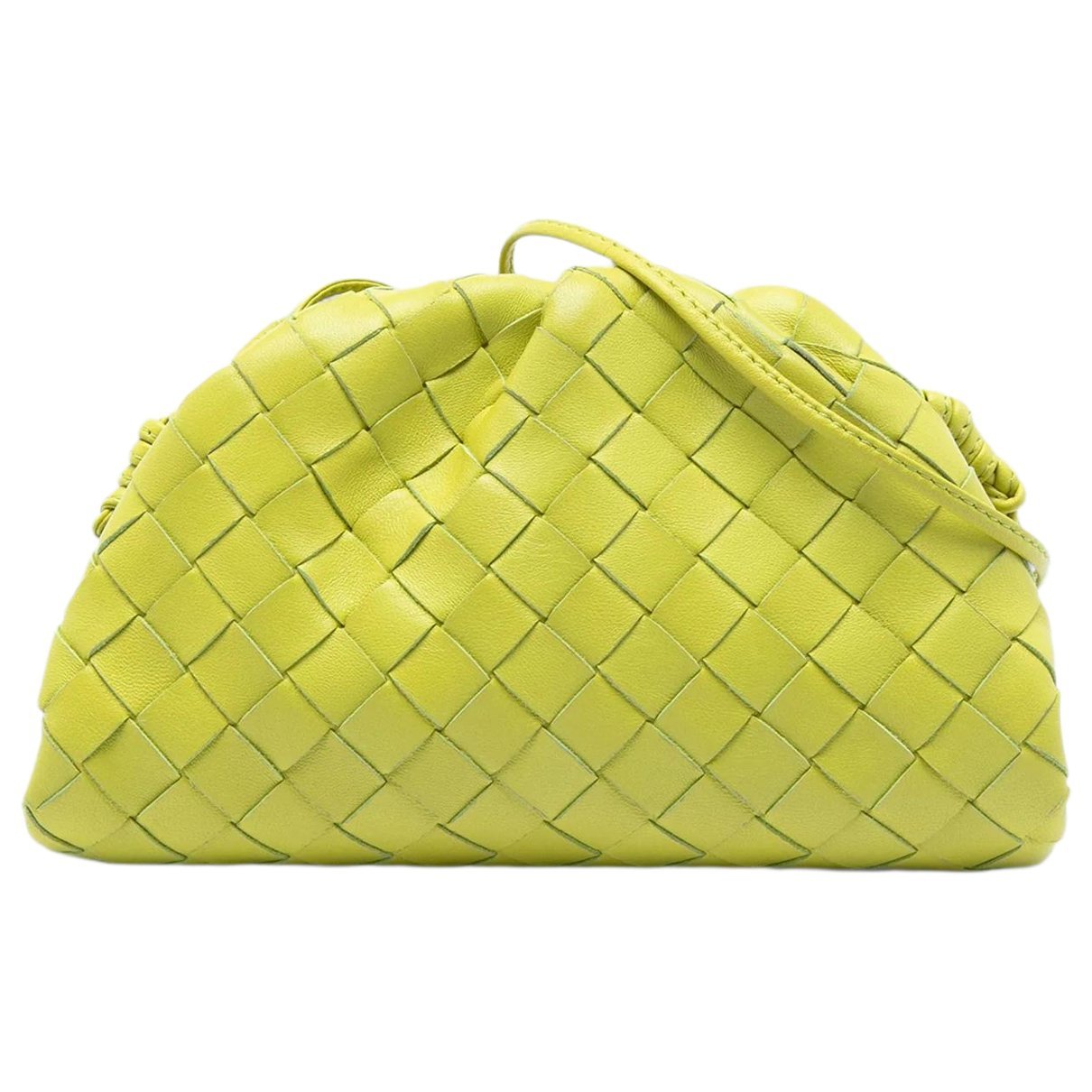 Pouch leather crossbody bag