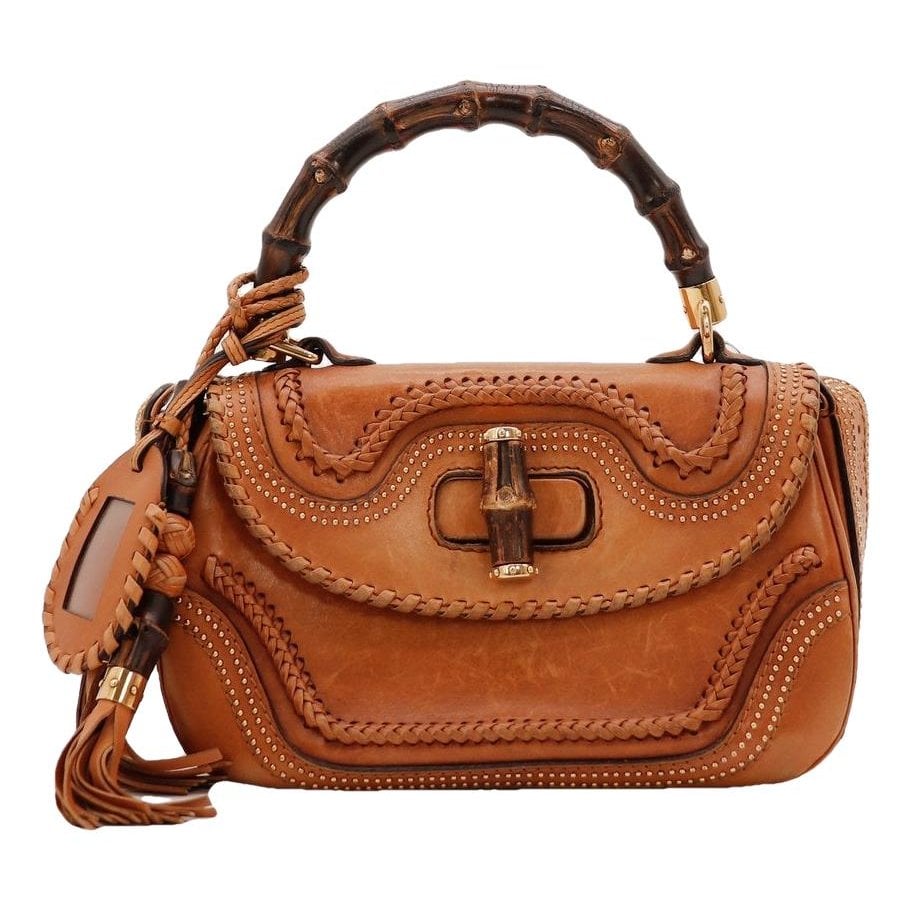 Bambou Diva leather handbag