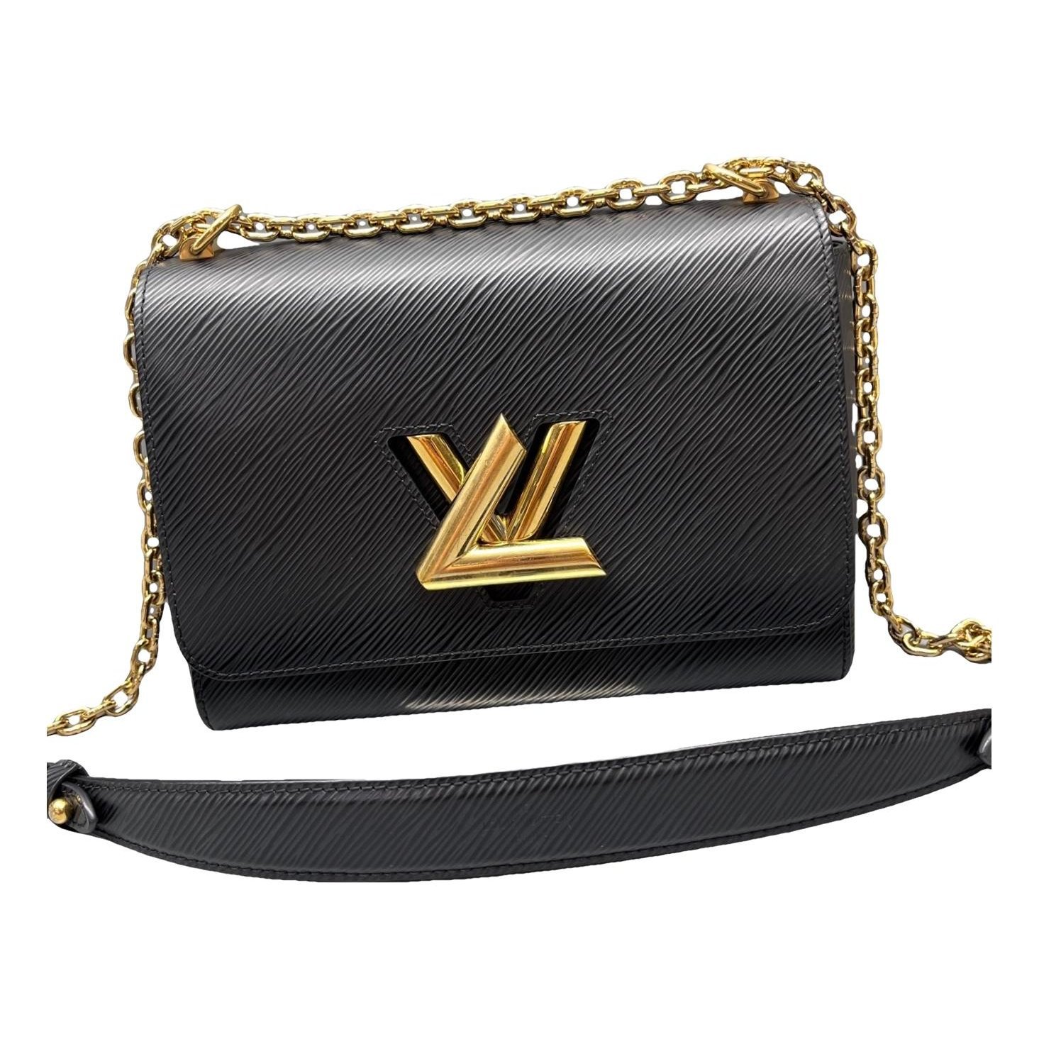 Twist leather handbag