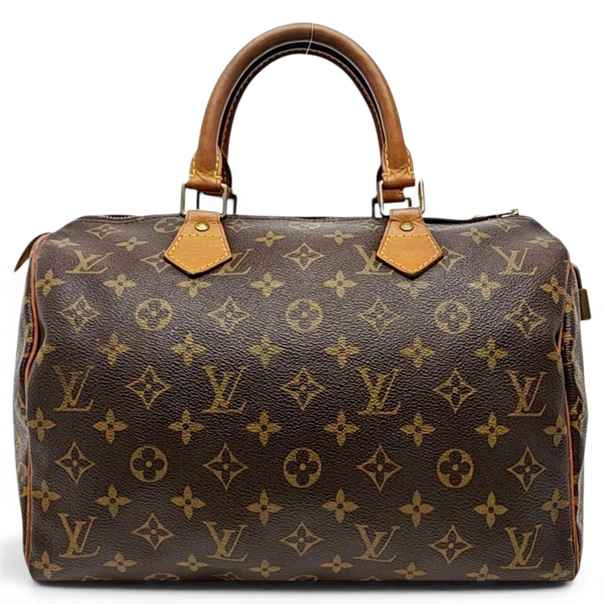 Nano Speedy / Mini HL leather handbag