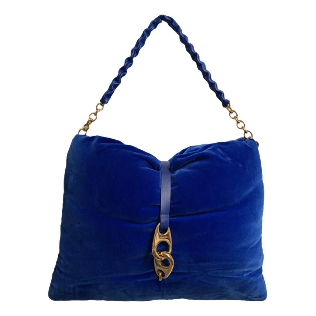 Velvet handbag