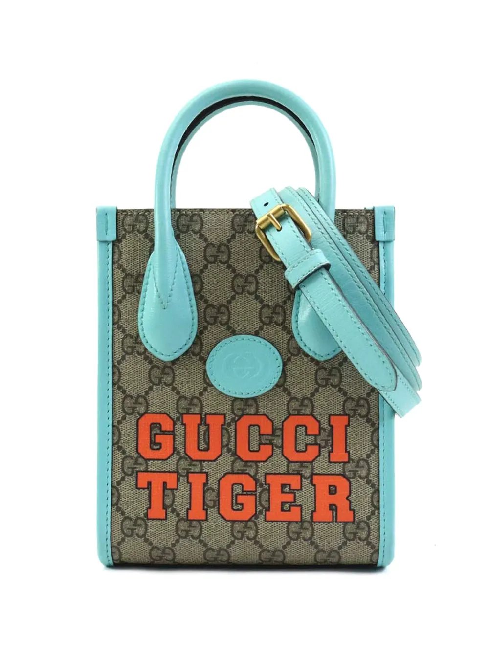 2016-2026 Mini GG Supreme Web Tiger Retro Interlocking G satchel