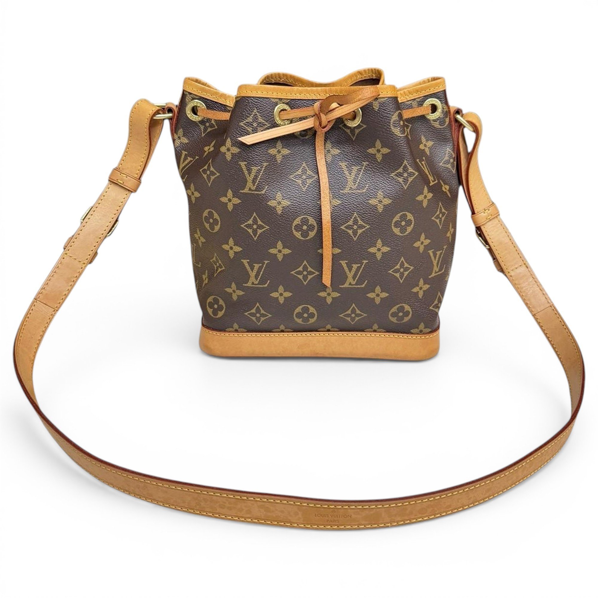 Nano Noé leather handbag
