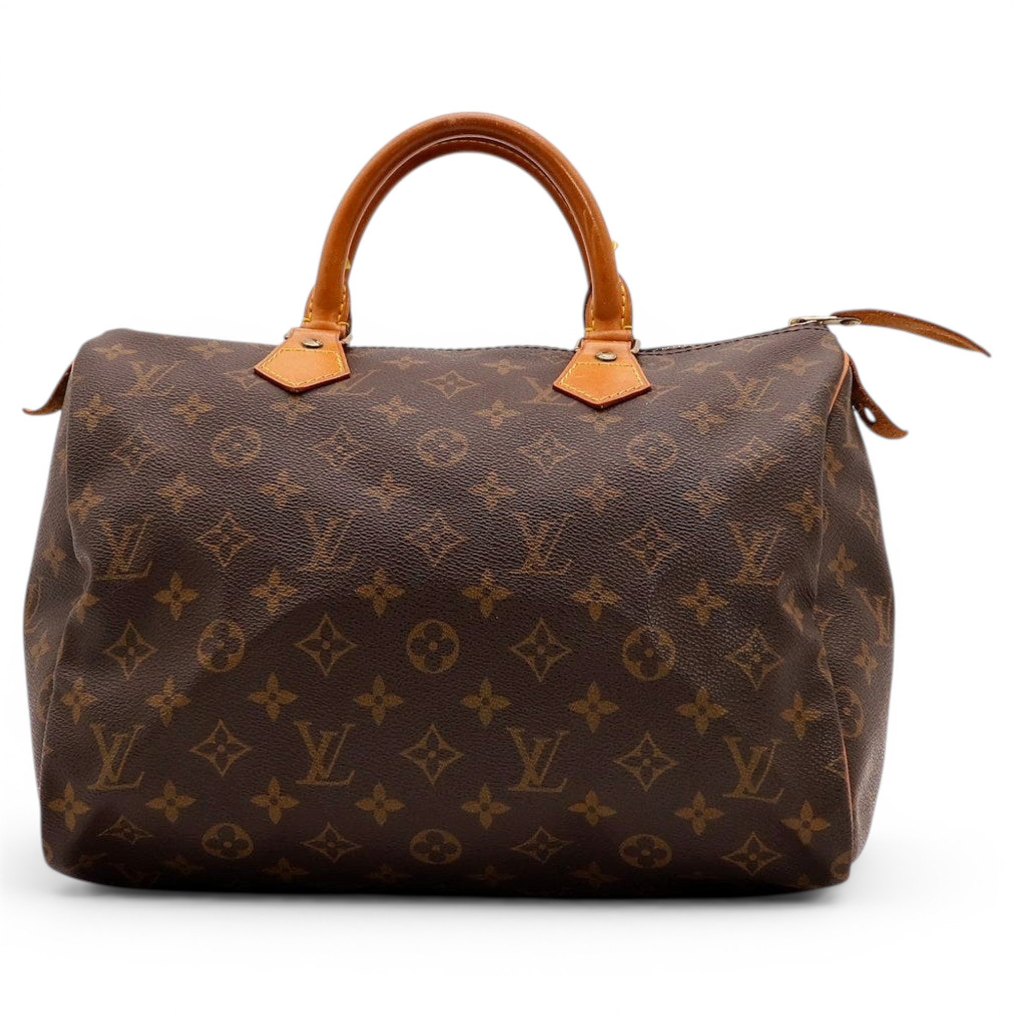 Speedy leather handbag