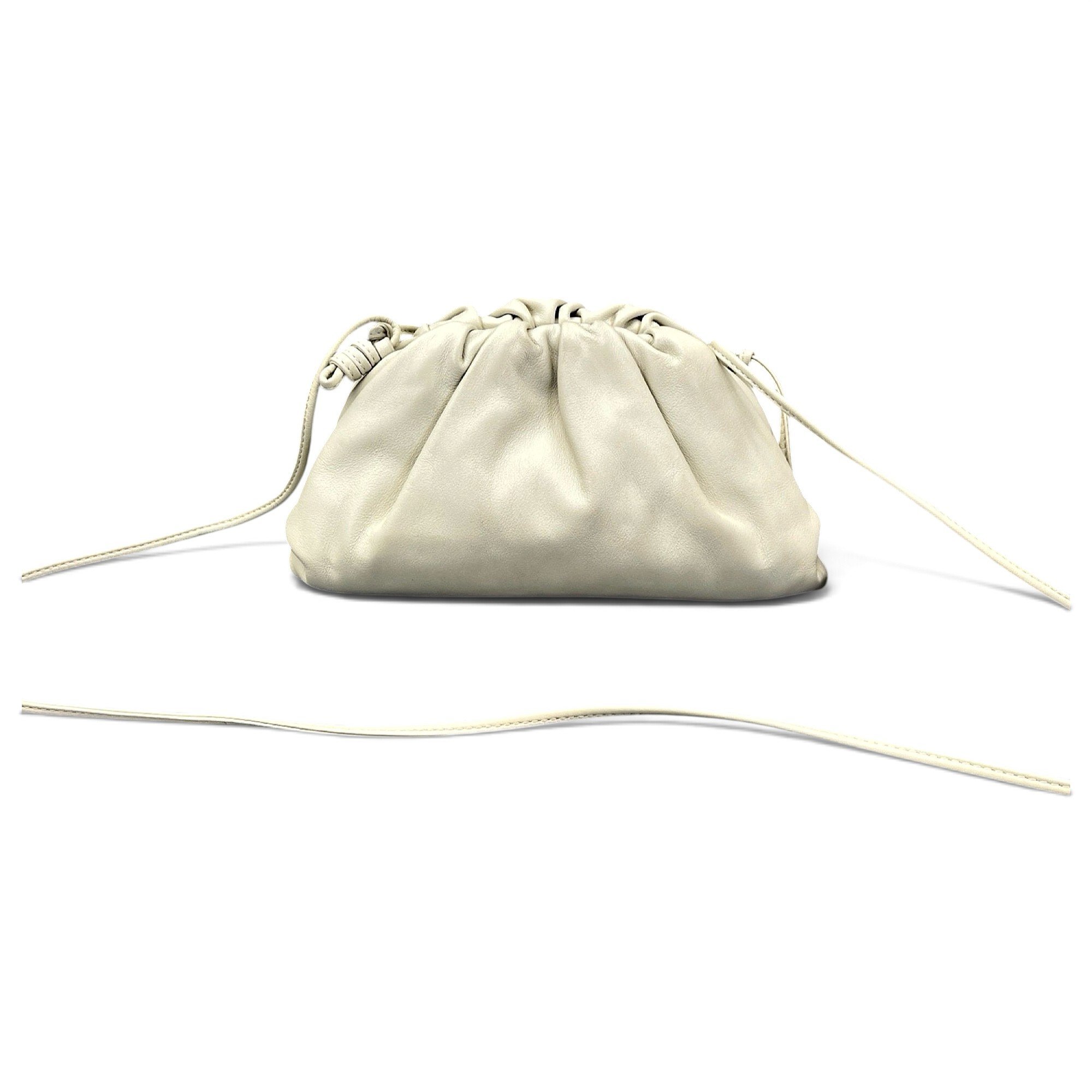 Pouch leather crossbody bag