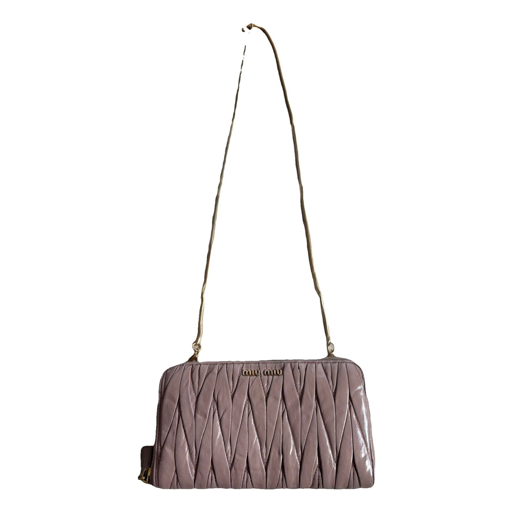 Leather clutch bag
