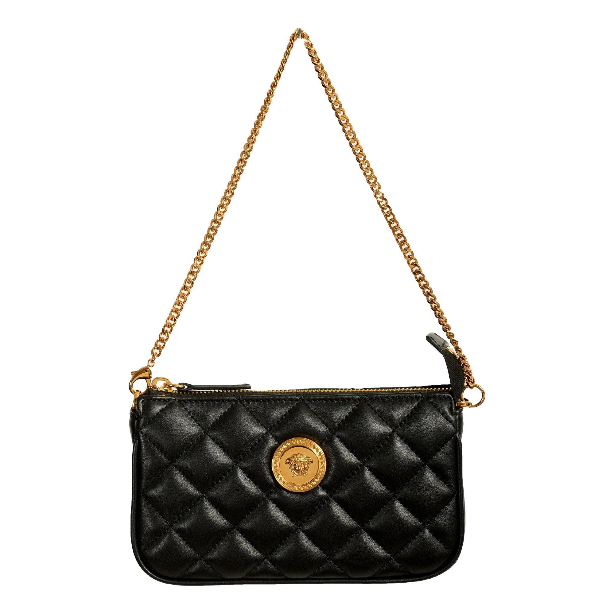 Versace La Medusa leather handbag