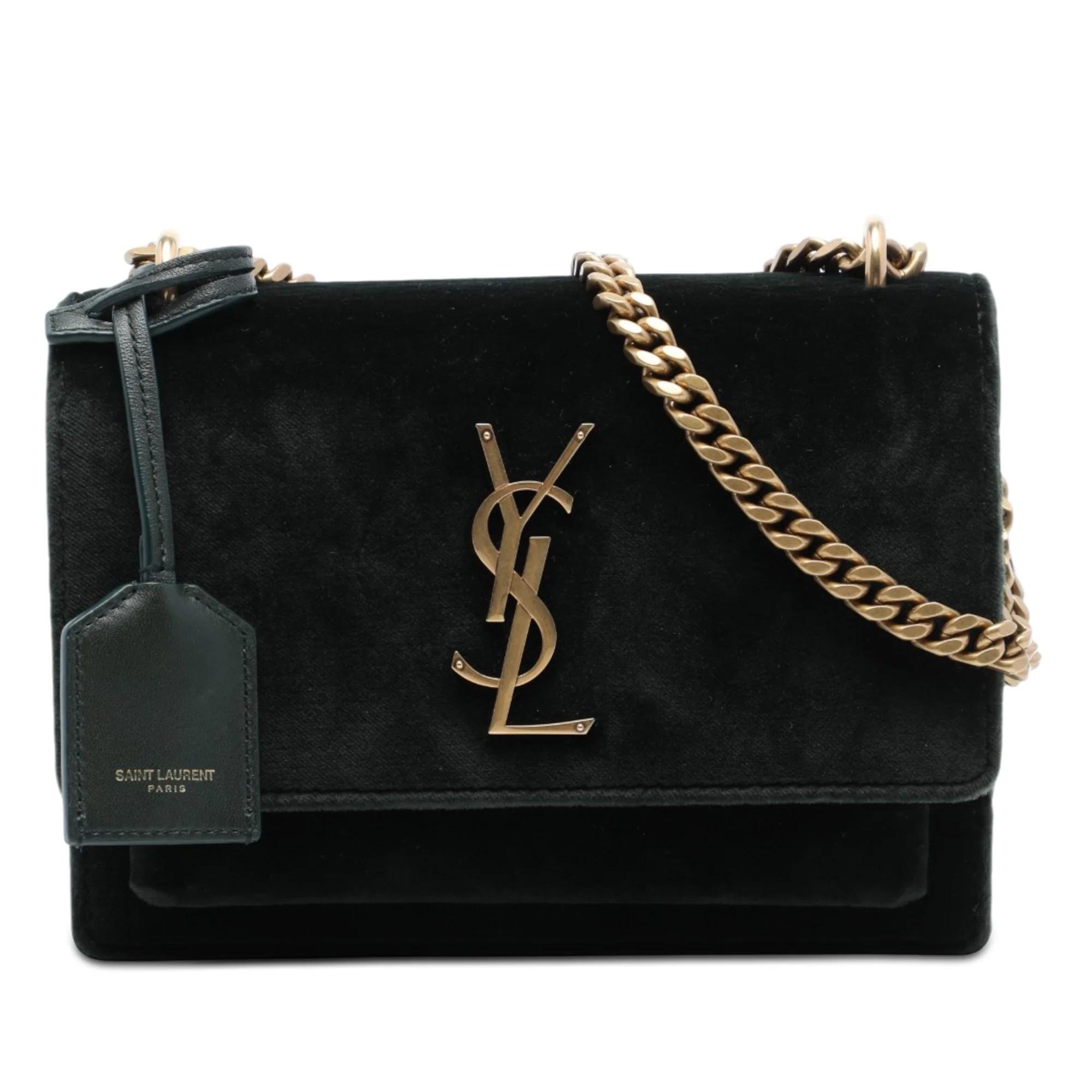 Sunset velvet handbag