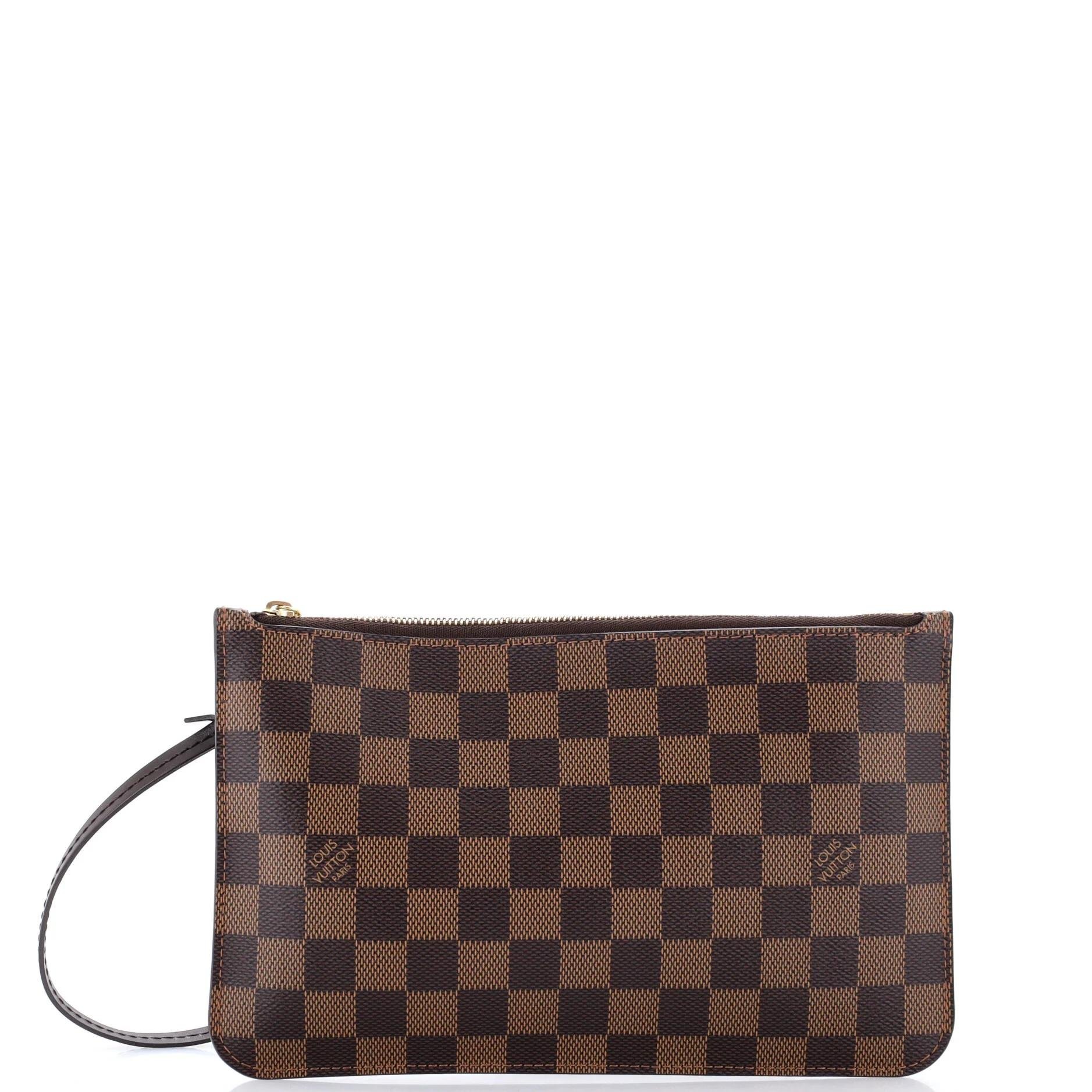 Neverfull cloth clutch bag