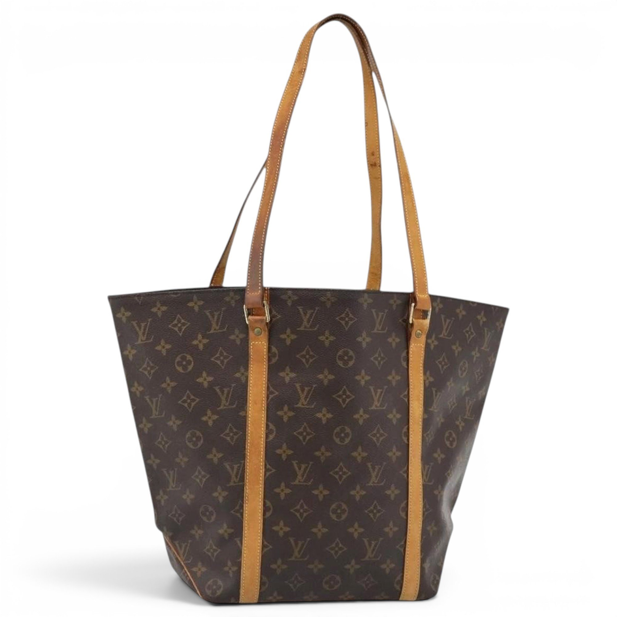 Shopping leather tote