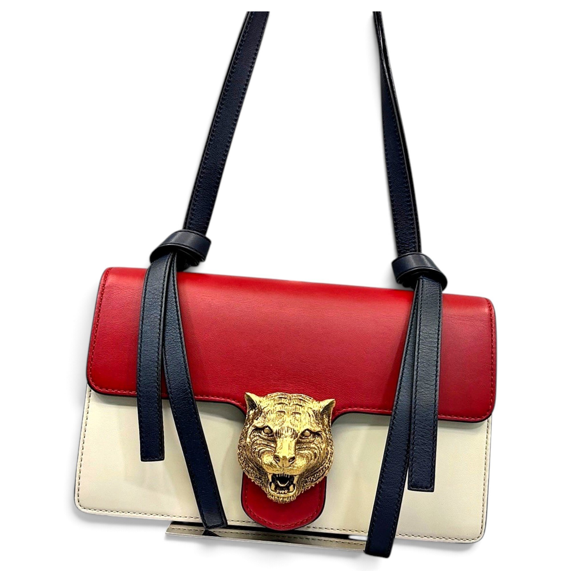 Animalier leather handbag