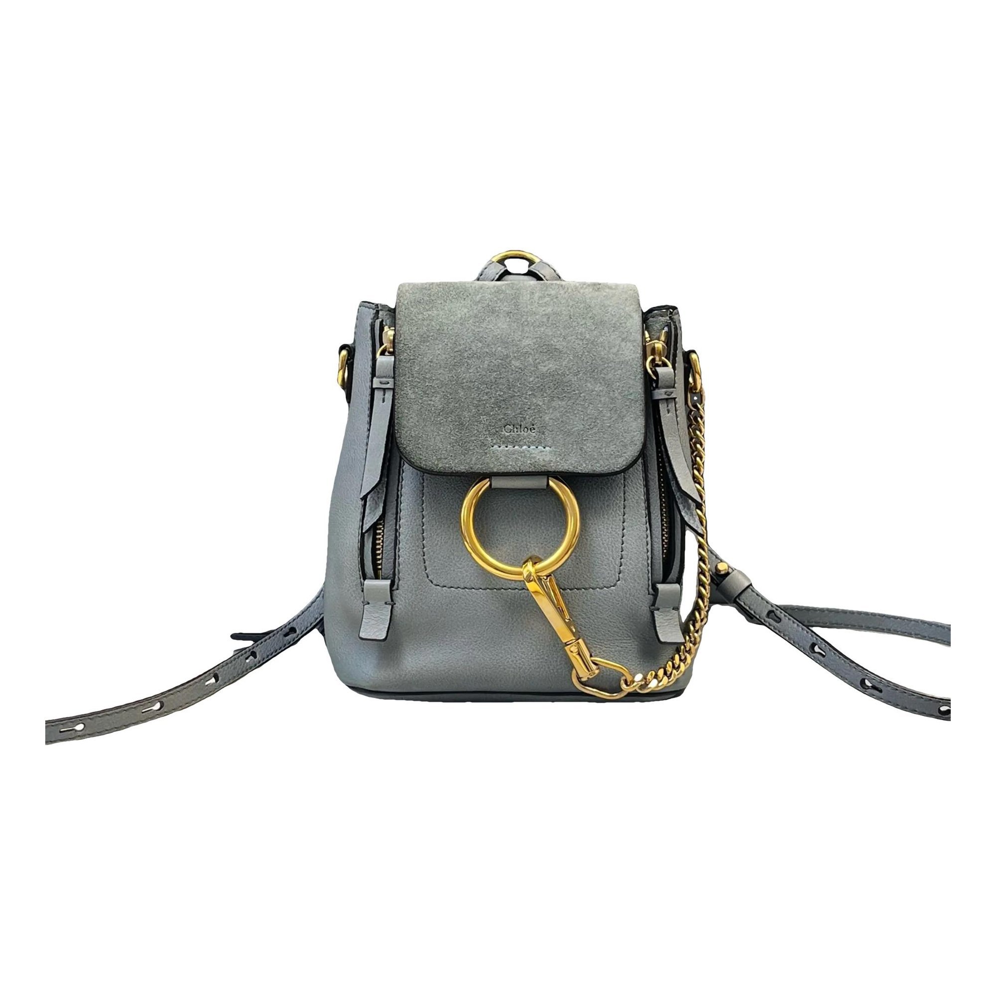 Faye leather backpack