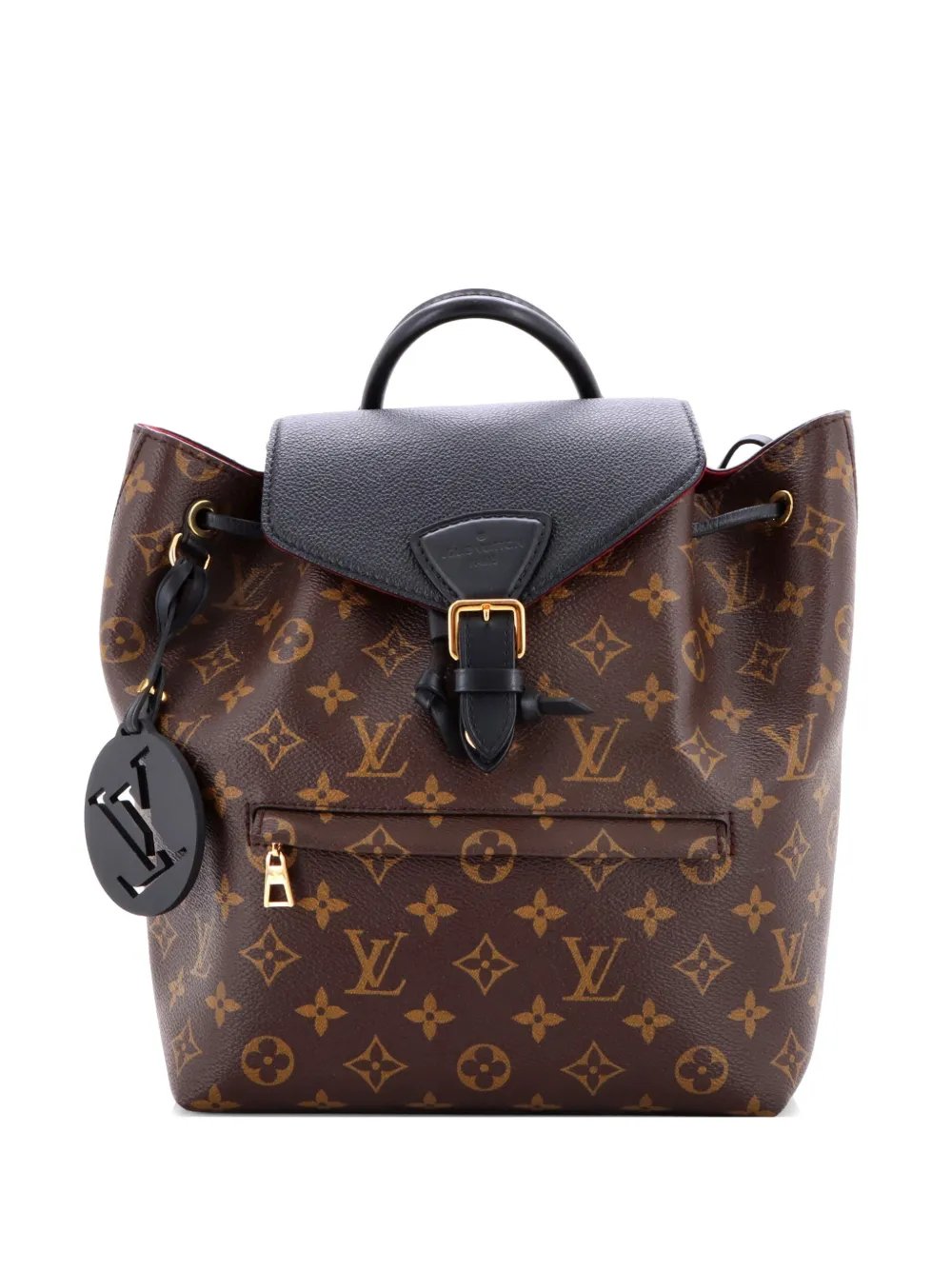 Montsouris NM Monogram Canvas with Leather PM backpack