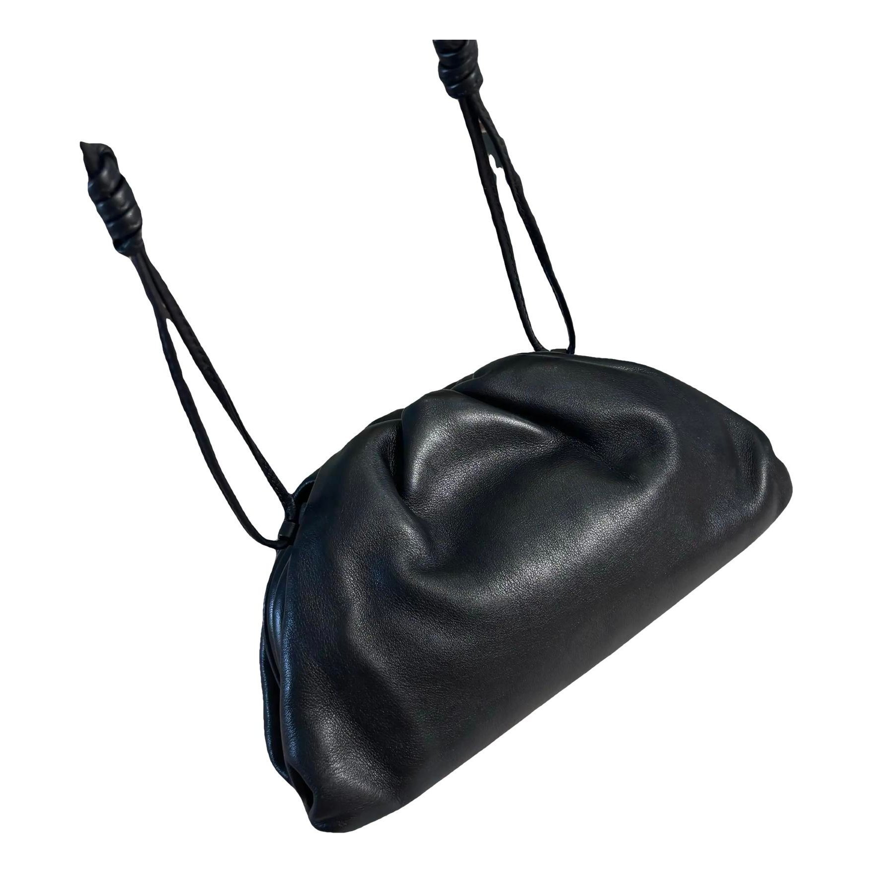 Pouch leather crossbody bag