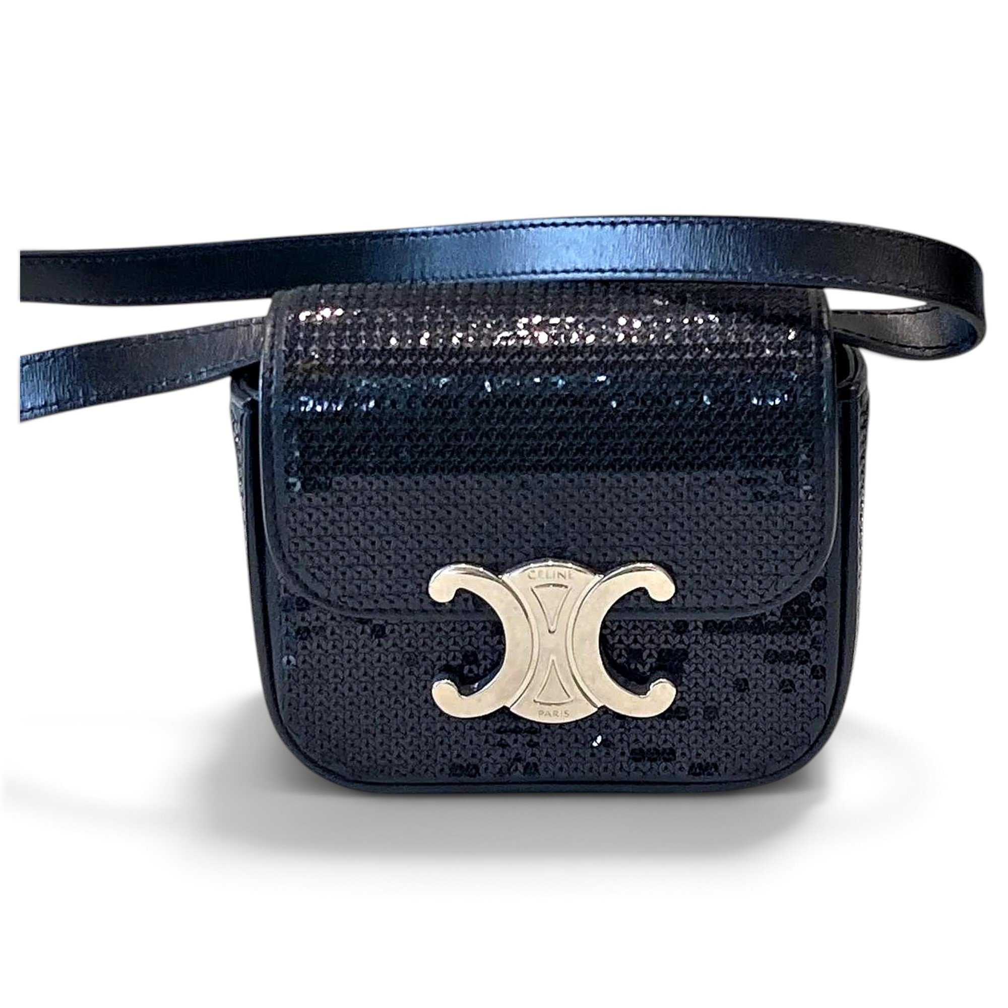 Triomphe cloth crossbody bag