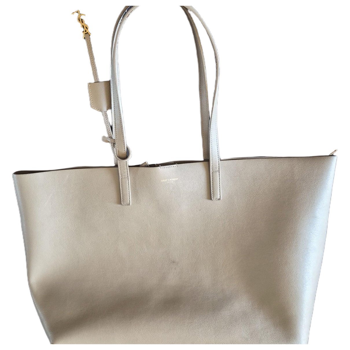 Shopping leather handbag