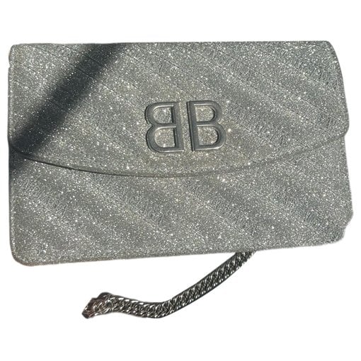 Glitter clutch bag