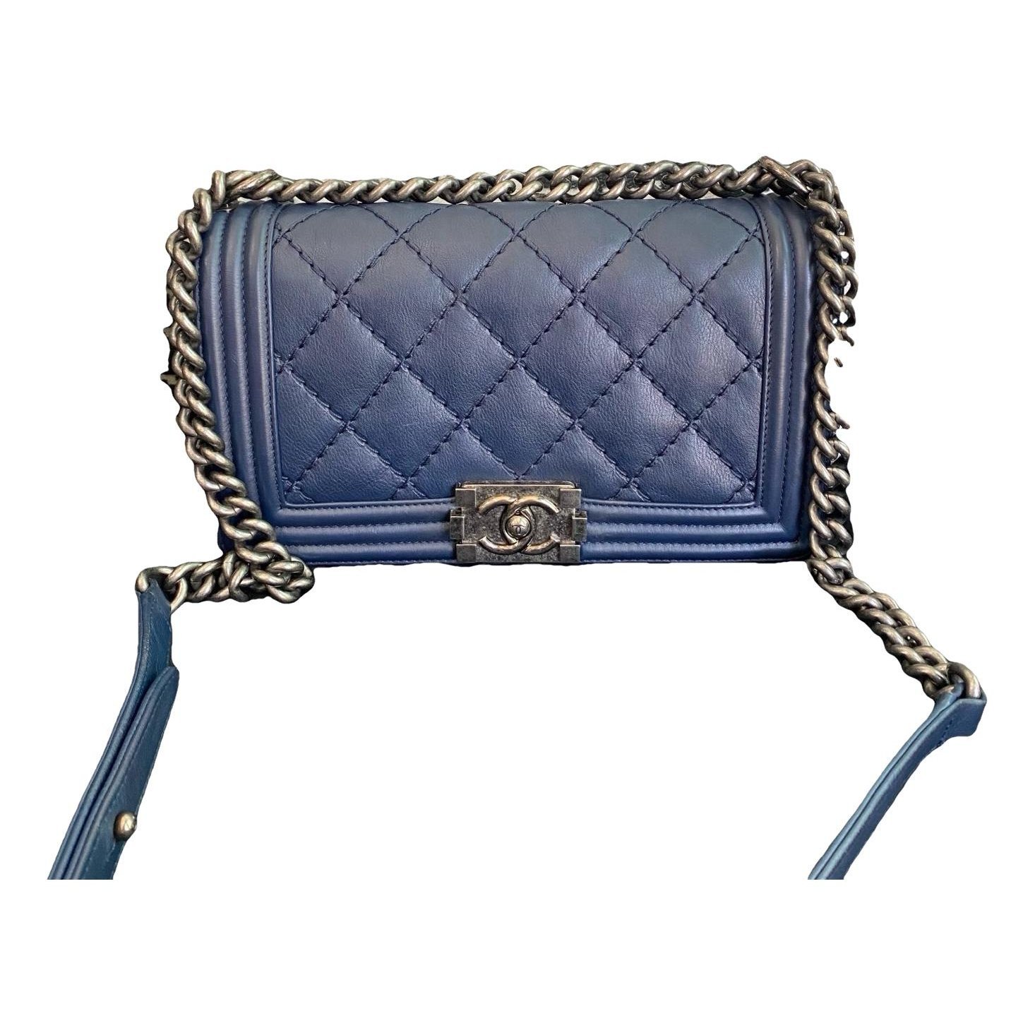 Boy leather crossbody bag