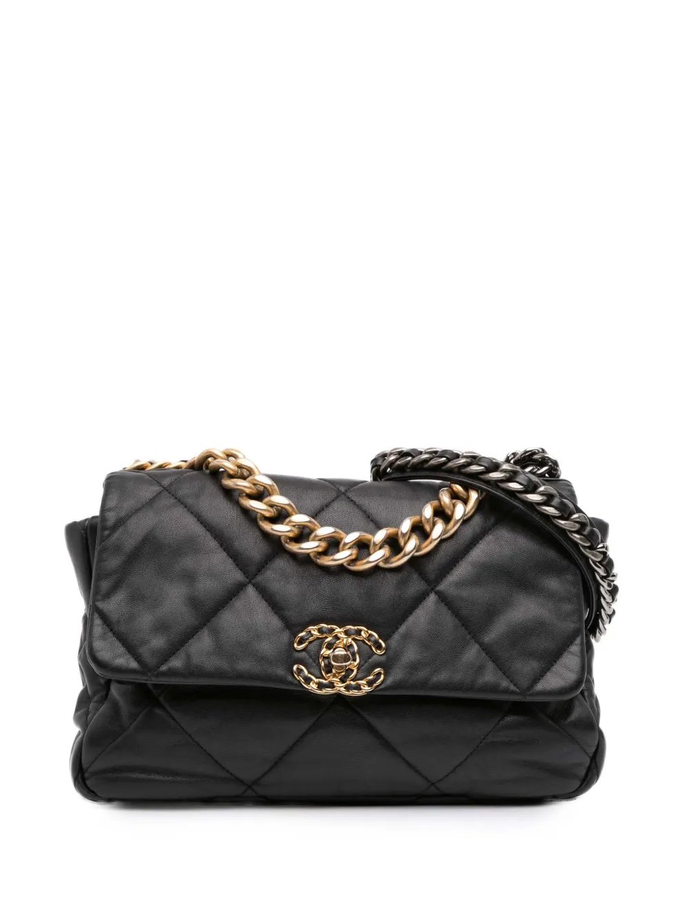 2019 Large Lambskin 19 Flap satchel