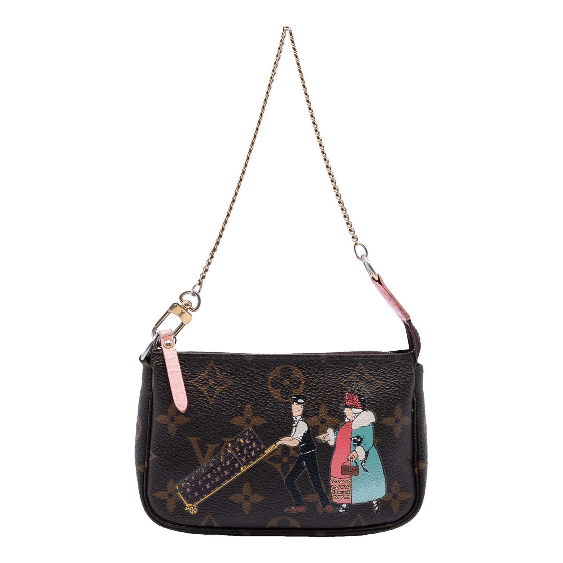 Pochette Accessoire leather handbag