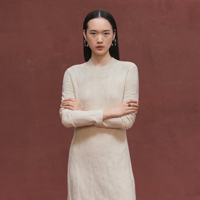 Blanc Naturel Long Dress
