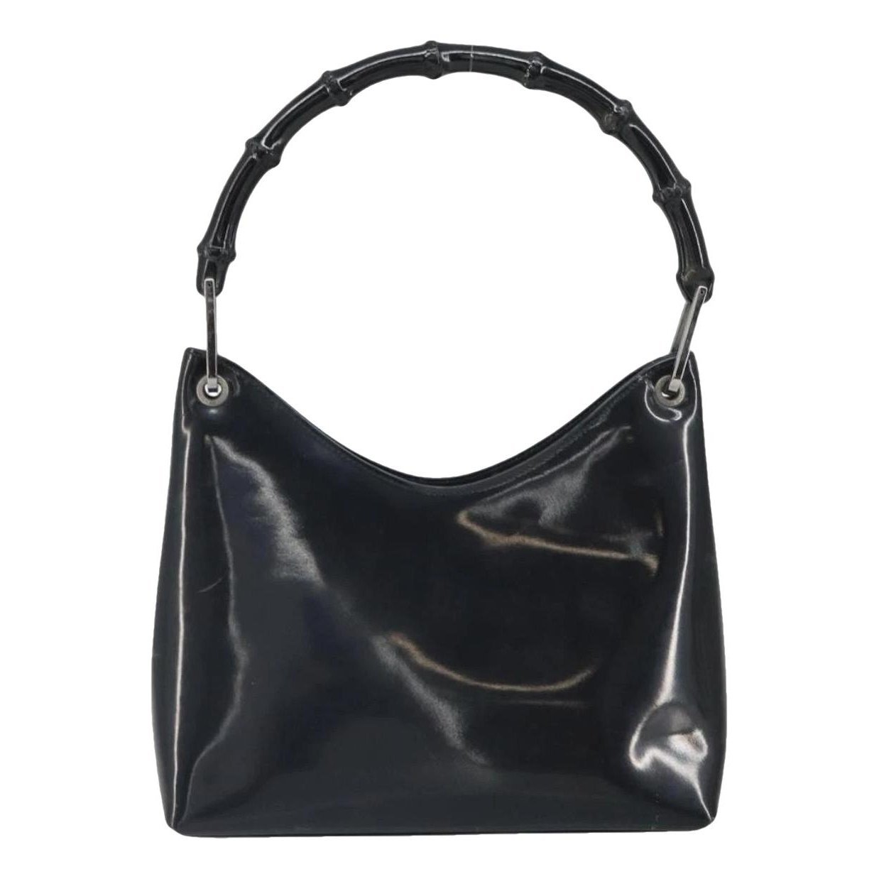 Patent leather handbag