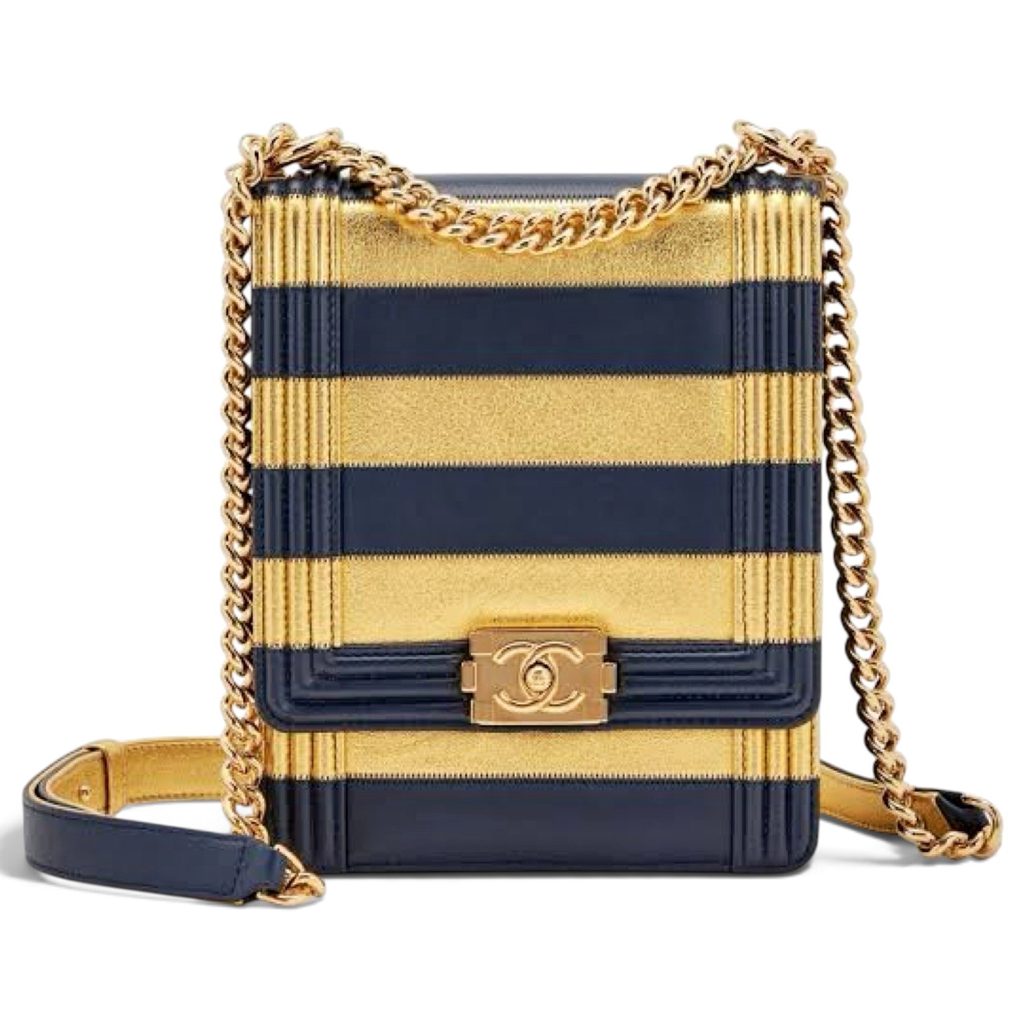 North South Boy leather handbag