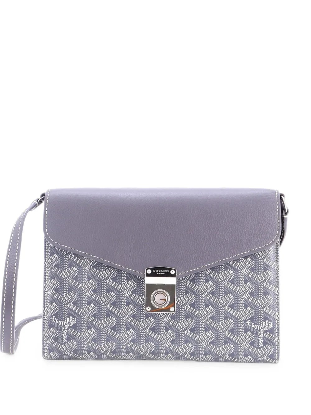 Goyard Chypre Wallet on Strap Coated Canvas with Leather crossbody bag