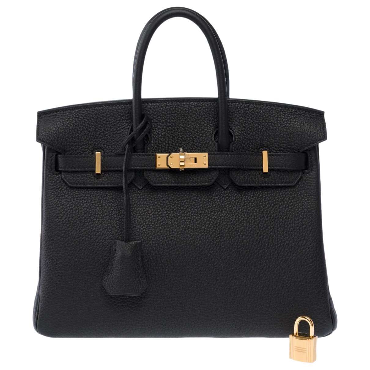 Birkin 25 leather handbag