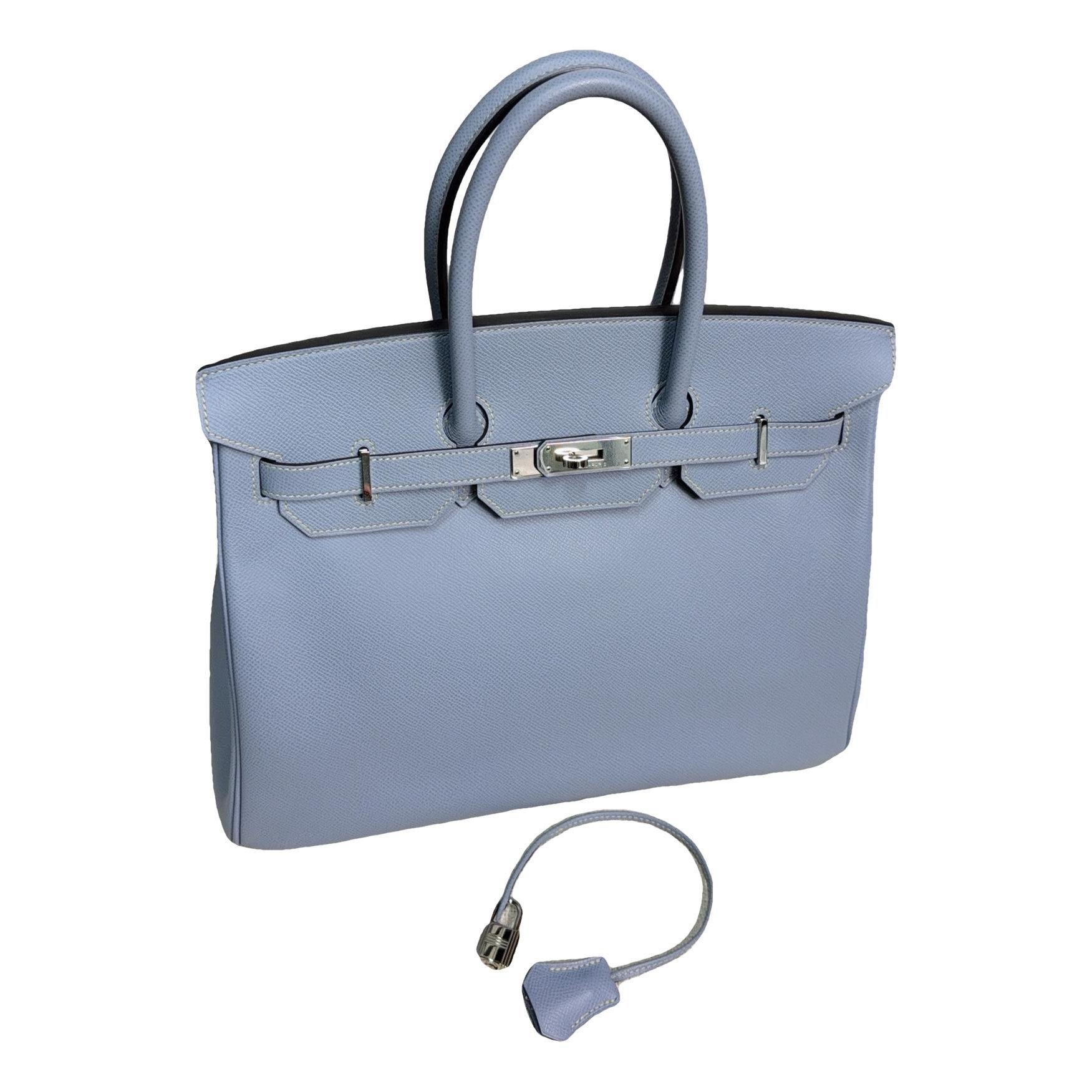 Birkin 35 leather handbag