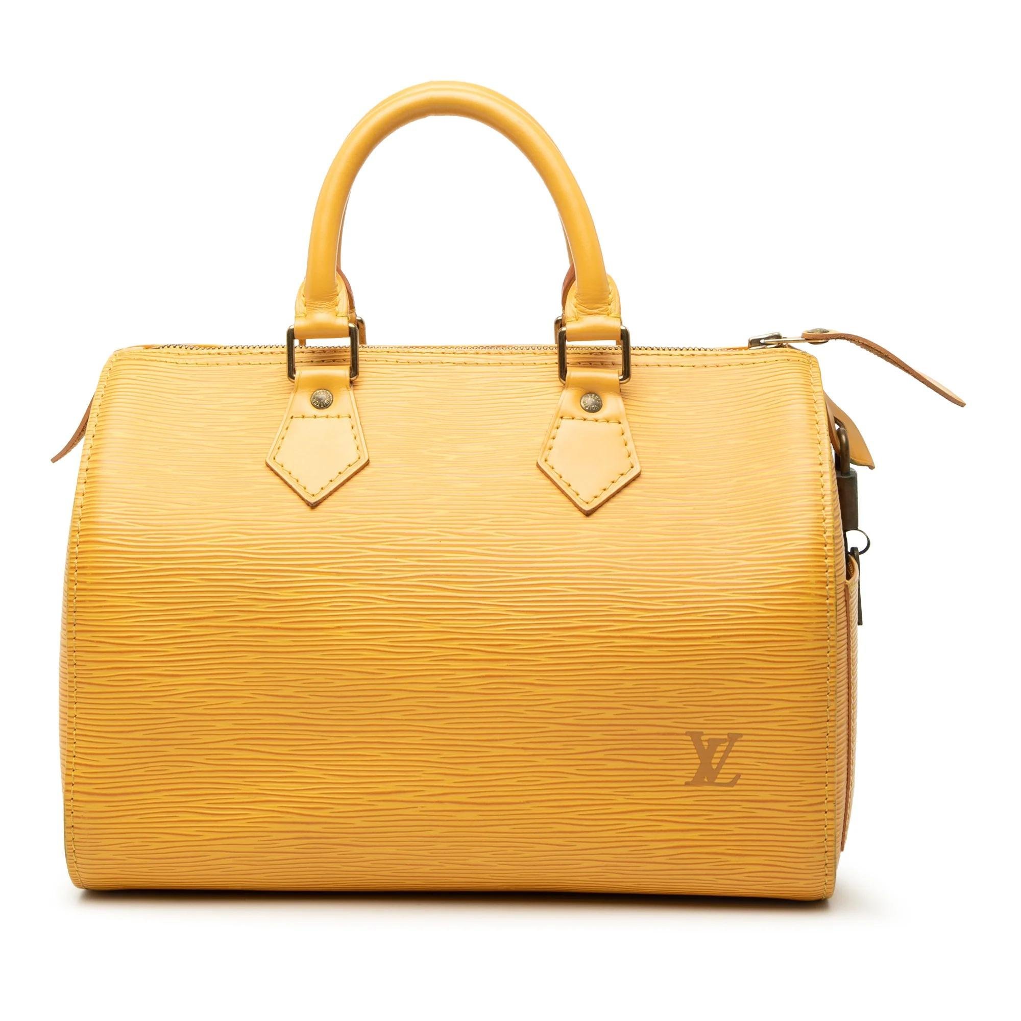 Speedy leather bag