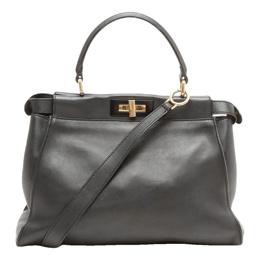Peekaboo leather handbag