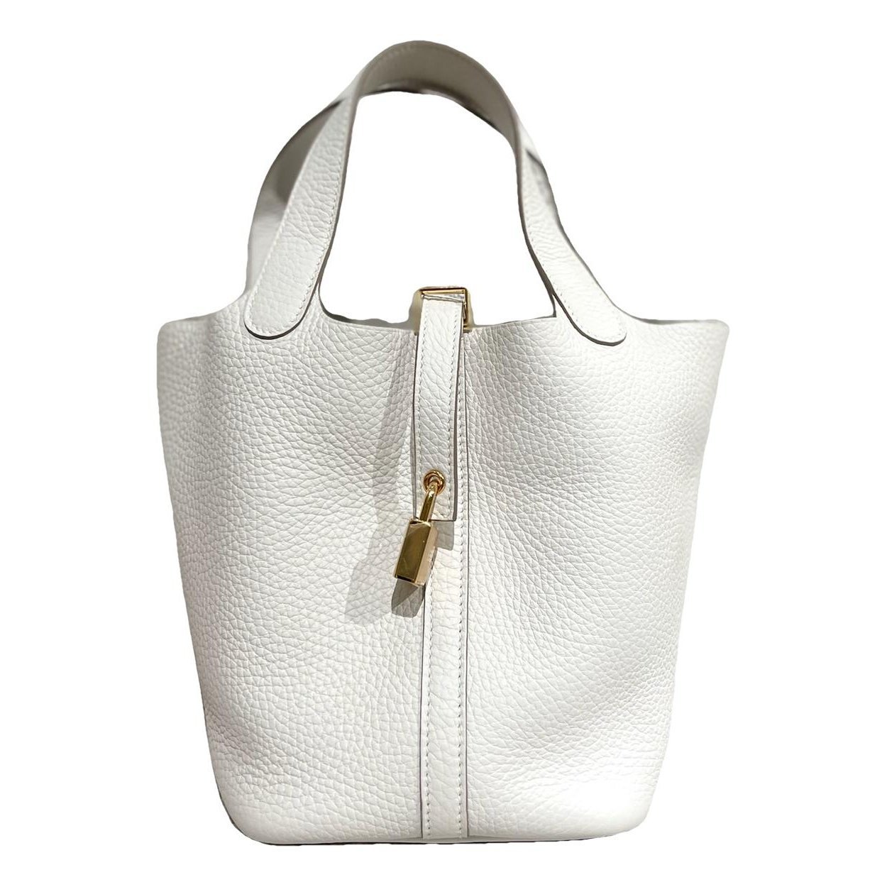 Hermes Picotin 18 Handbag Natural