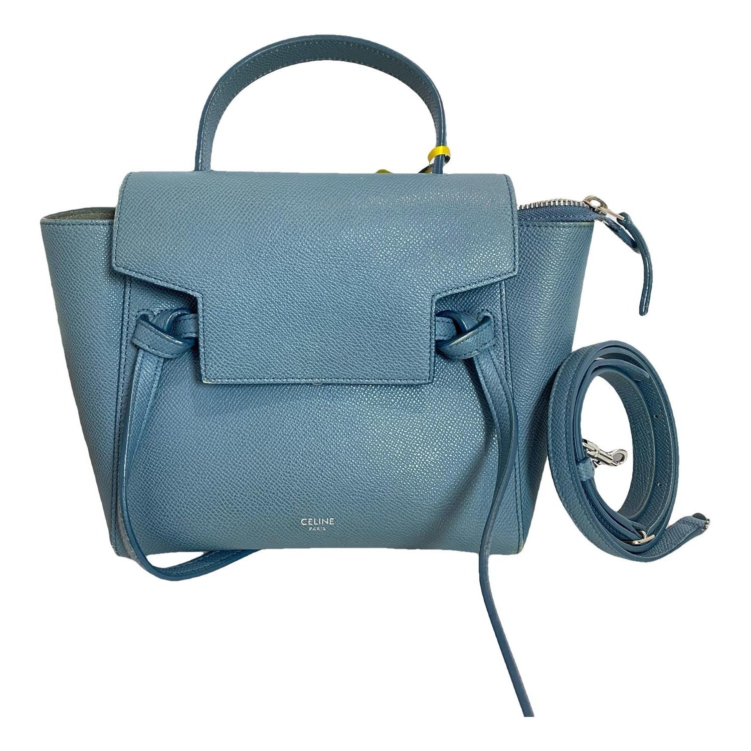 Belt leather handbag